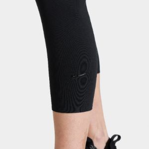 Nike Women's One Luxe Mid-Rise Crop Leggings Black / Clear sold by JD Sports