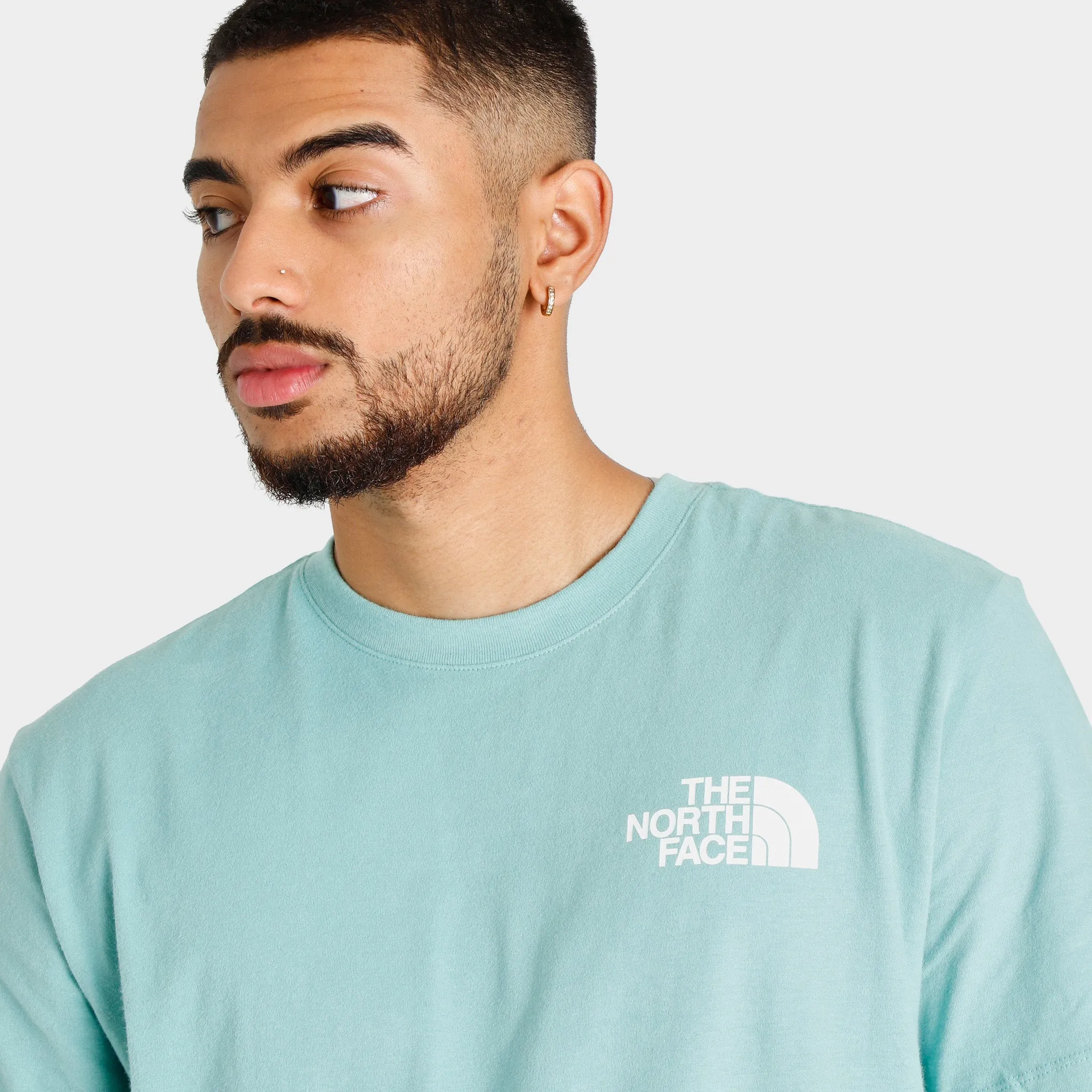 The North Face Printed Box NSE T-shirt Wasabi / Wasabi Ice Dye Print sold by JD Sports product image thumbnail 3