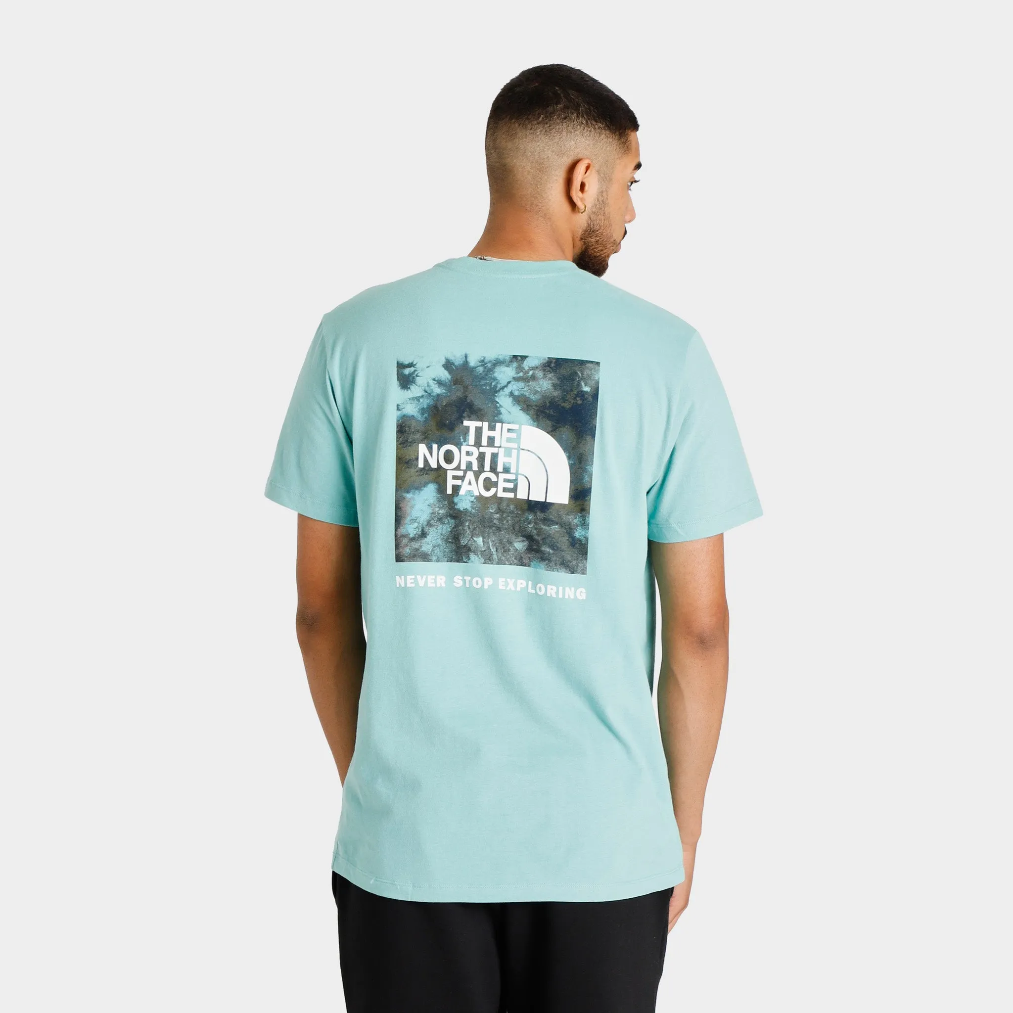 The North Face Printed Box NSE T-shirt Wasabi / Wasabi Ice Dye Print sold by JD Sports product image thumbnail 2