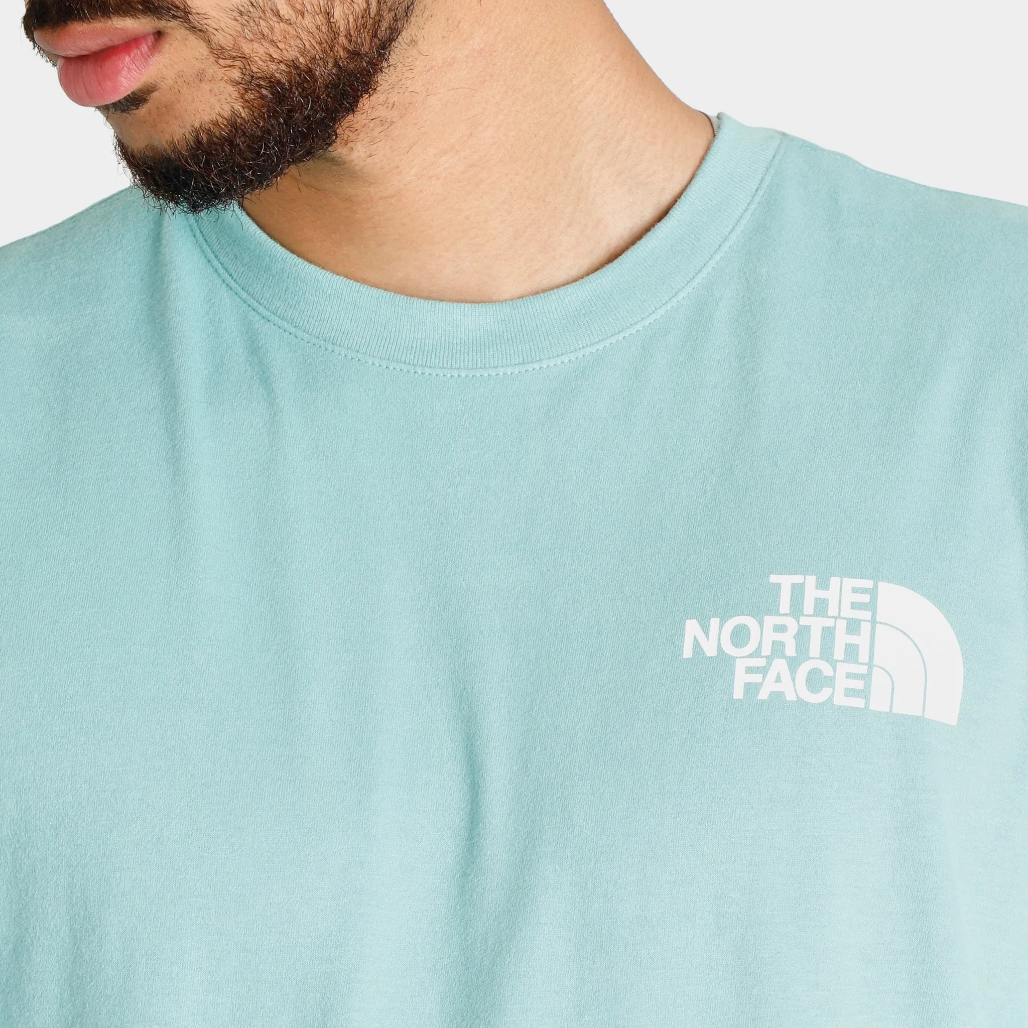 The North Face Printed Box NSE T-shirt Wasabi / Wasabi Ice Dye Print sold by JD Sports product image thumbnail 4