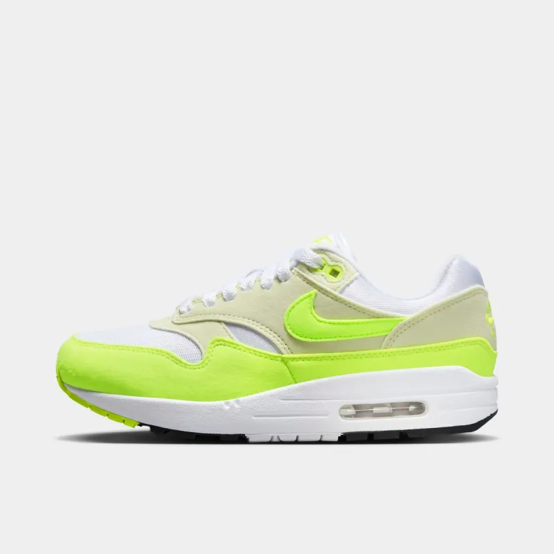 Nike Women's Air Max 1 '87 White / Volt - Sea Glass sold by JD Sports