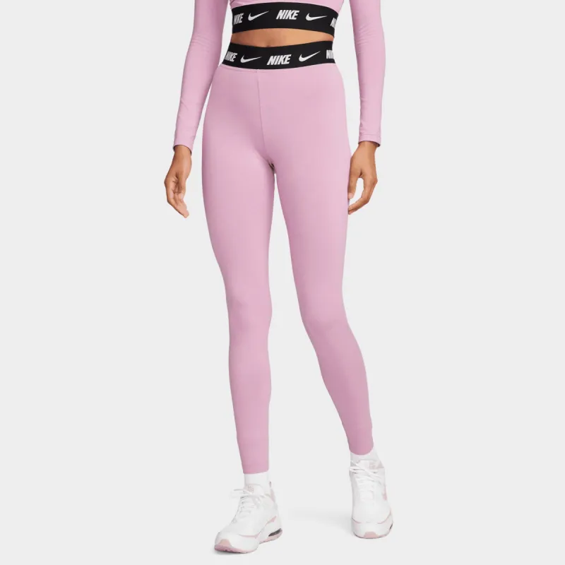 Nike Sportswear Women's Club High-Waisted Leggings Orchid / Black sold by JD Sports