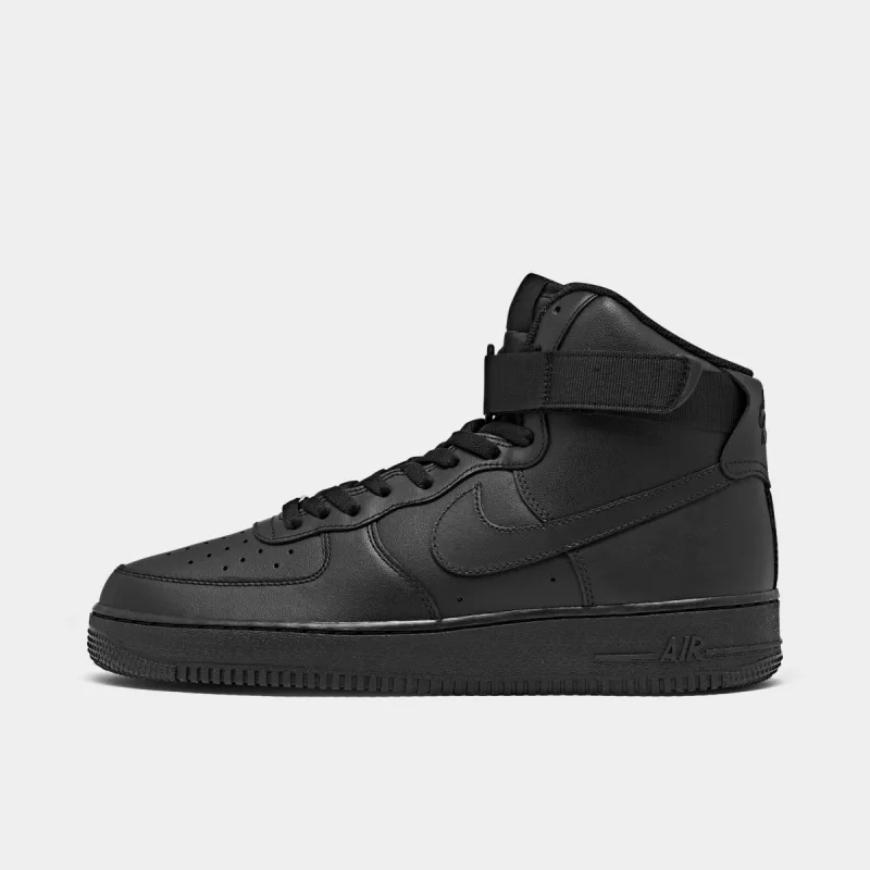 Nike Air Force 1 '07 High Black / Black sold by JD Sports