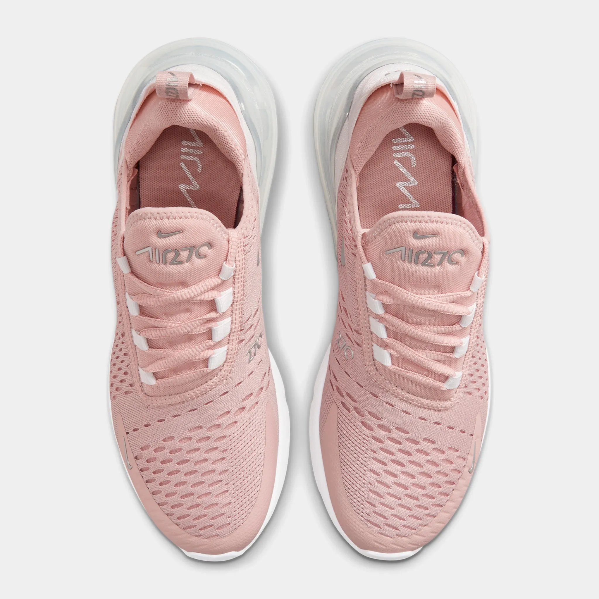 Nike Women's Air Max 270 Pink Oxford / Metallic Silver - White sold by JD Sports product image thumbnail 4