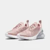 Nike Women's Air Max 270 Pink Oxford / Metallic Silver - White sold by JD Sports
