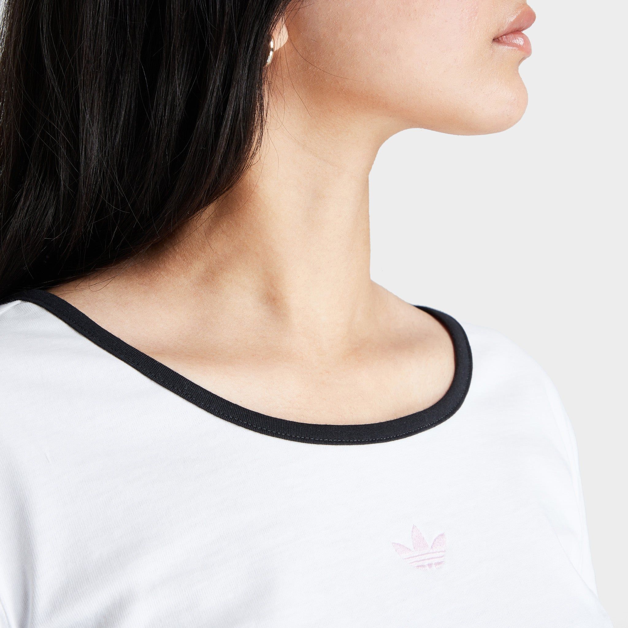 adidas Originals Women's Slim Cropped T-shirt / White sold by JD Sports product image thumbnail 4