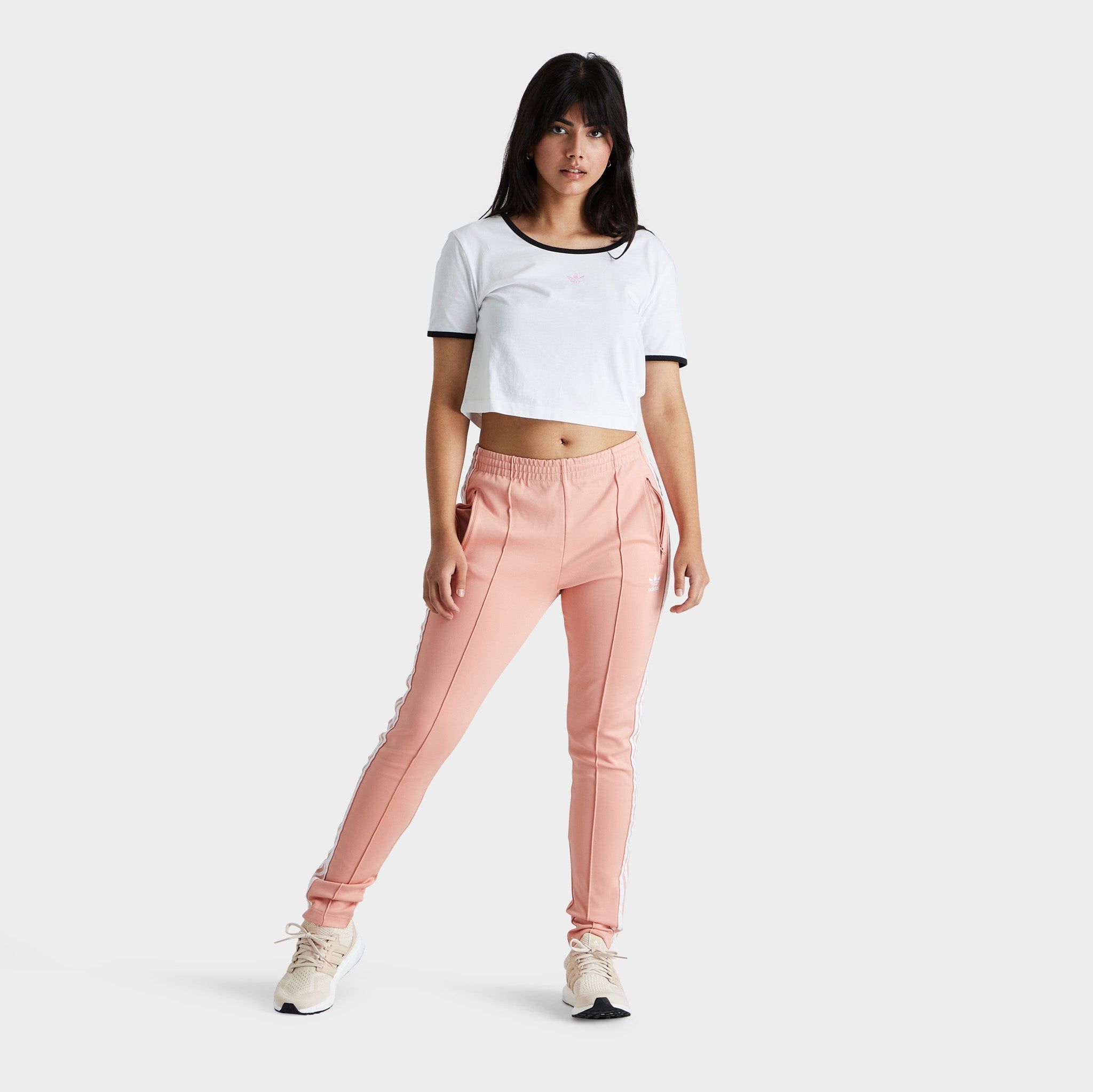 adidas Originals Women's Slim Cropped T-shirt / White sold by JD Sports product image thumbnail 5