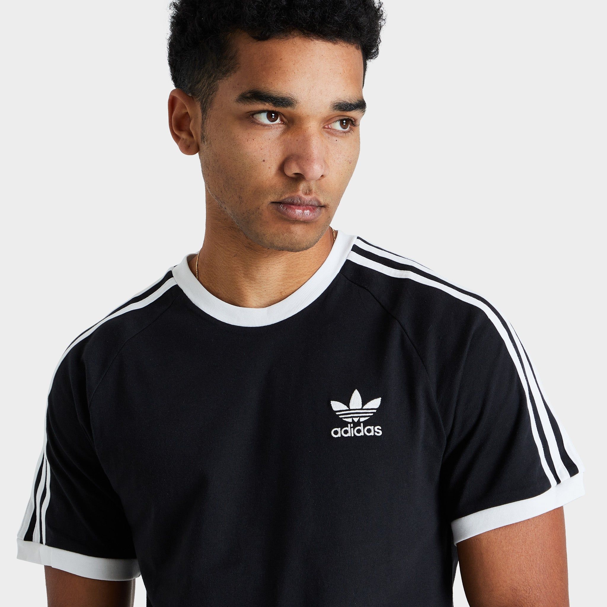 adidas Originals Adicolor Classics 3-Stripes T-shirt / Black sold by JD Sports product image thumbnail 4