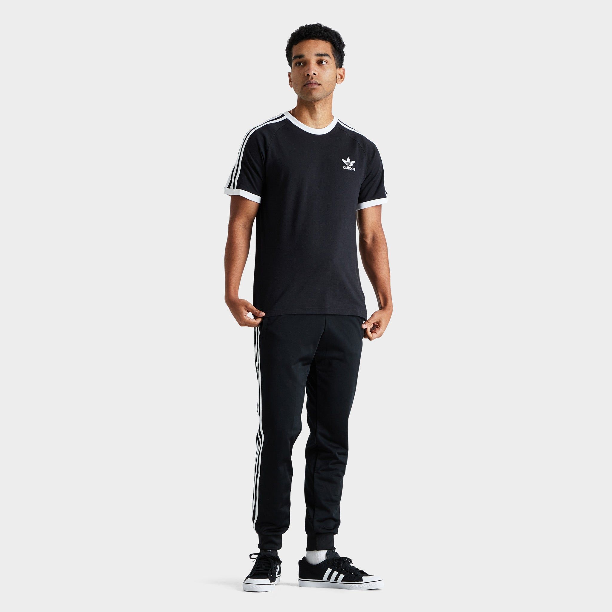 adidas Originals Adicolor Classics 3-Stripes T-shirt / Black sold by JD Sports product image thumbnail 5