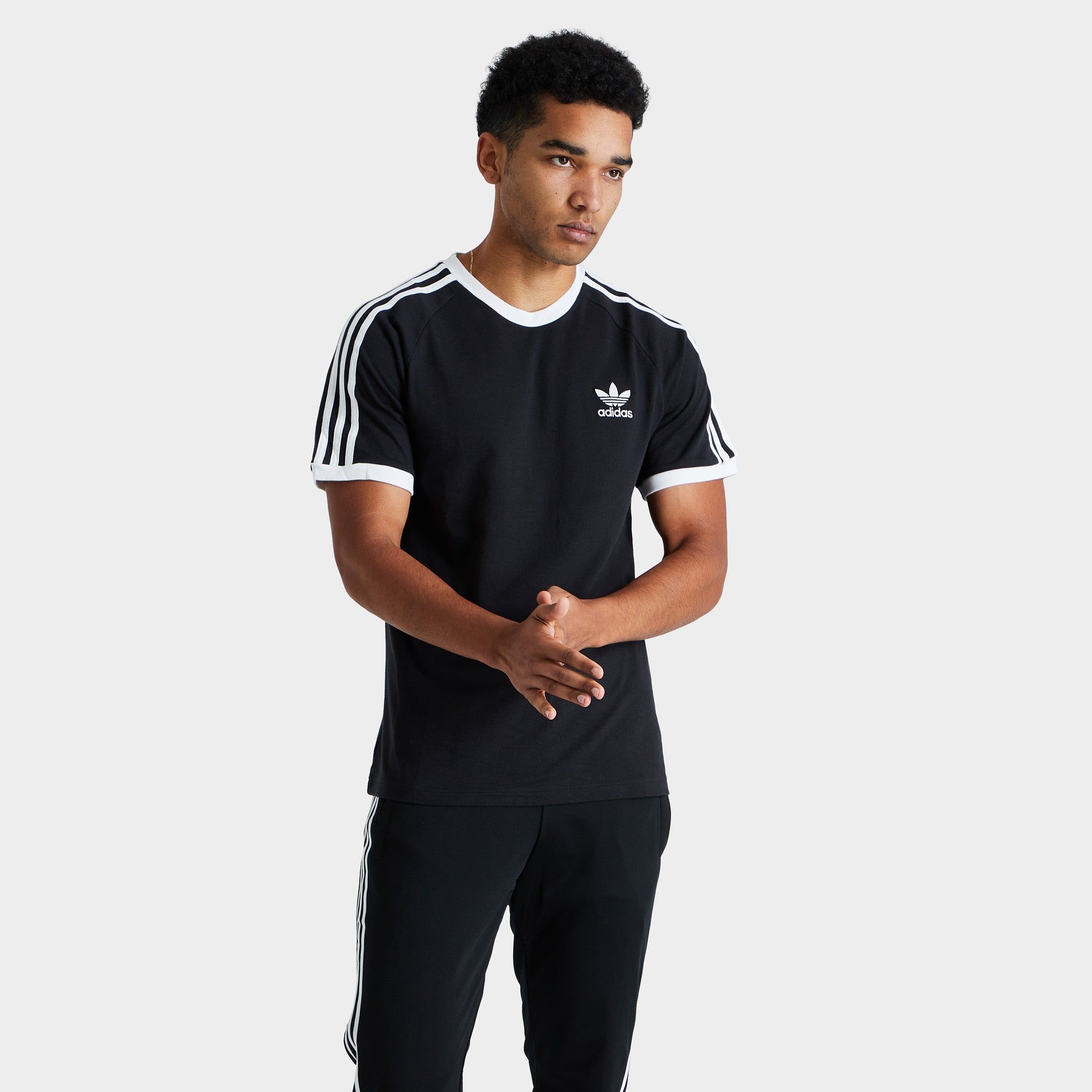 adidas Originals Adicolor Classics 3-Stripes T-shirt / Black sold by JD Sports