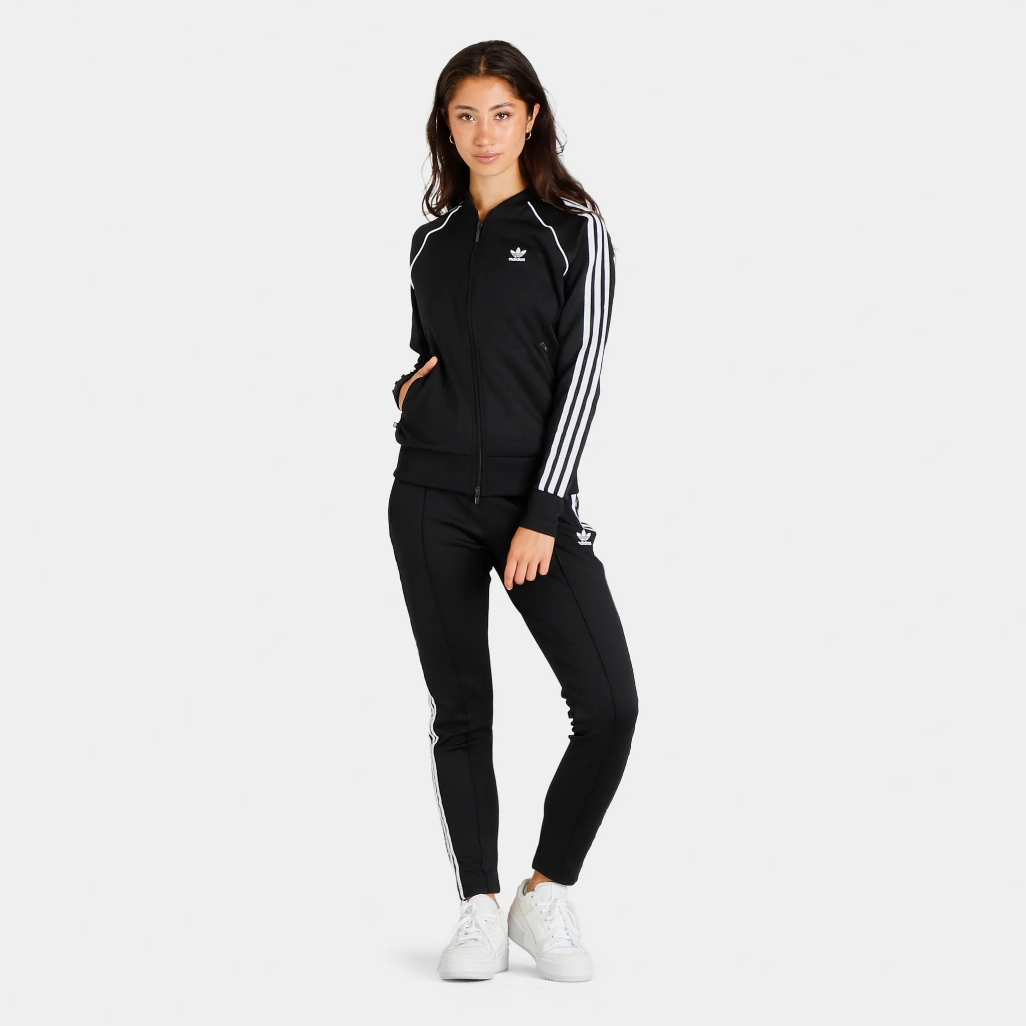 adidas Originals Women's Primeblue SST Track Jacket Black / White sold by JD Sports product image thumbnail 4