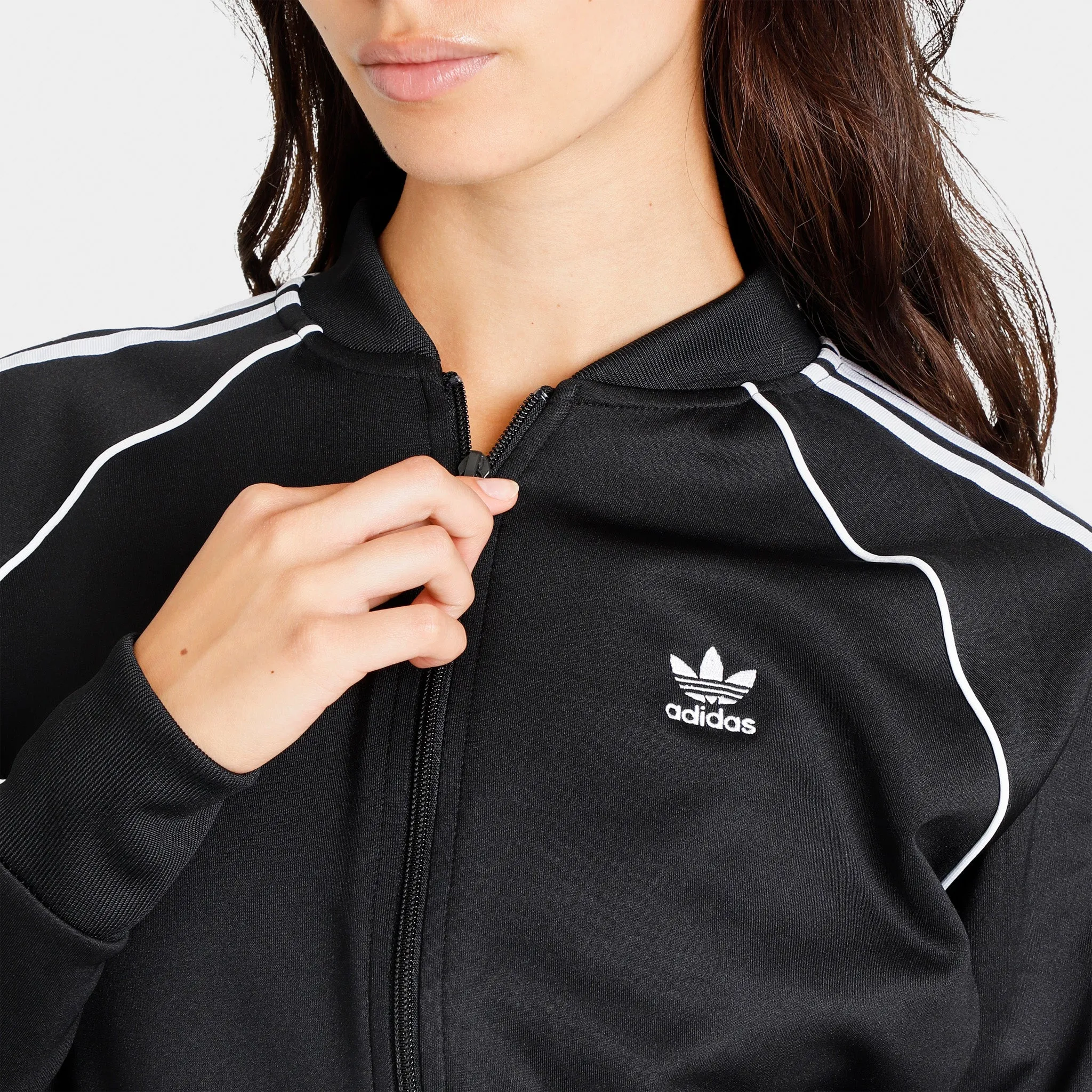 adidas Originals Women's Primeblue SST Track Jacket Black / White sold by JD Sports product image thumbnail 2