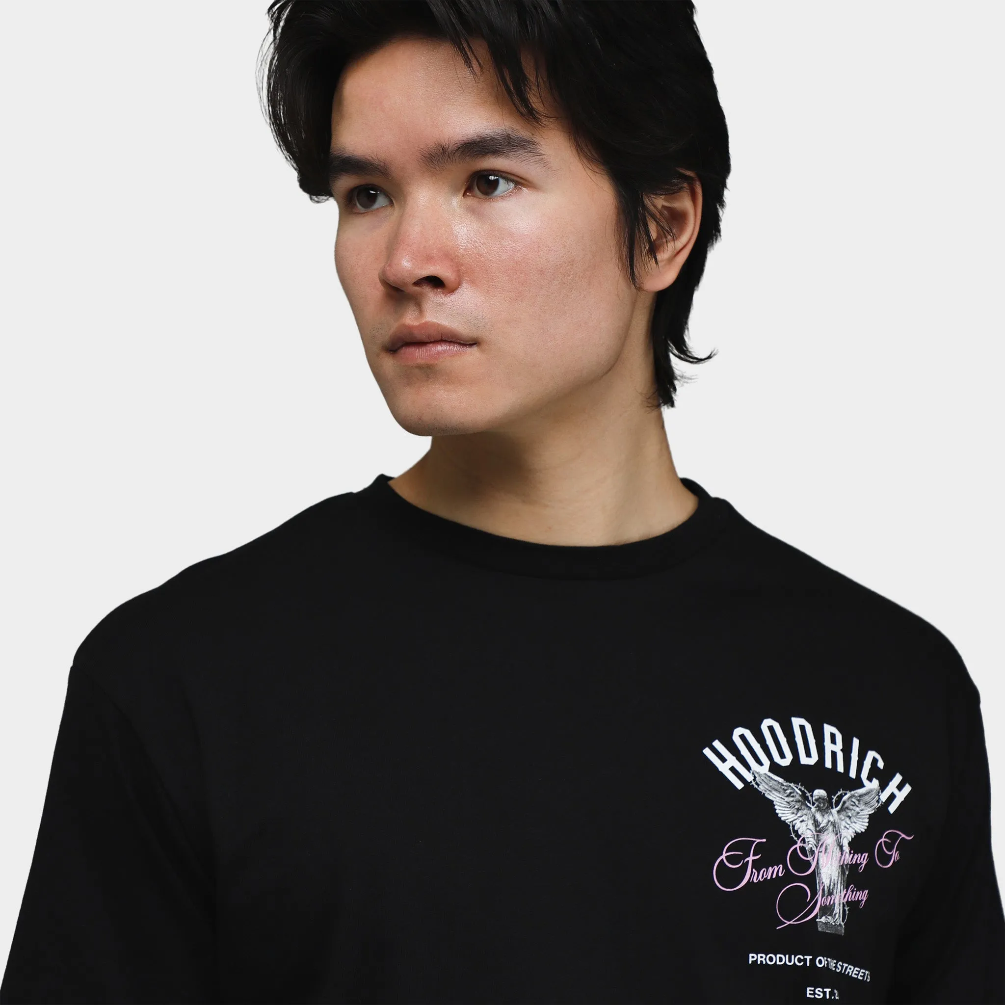 Hoodrich Vital T-shirt Black / White - Pastel Lavender sold by JD Sports product image thumbnail 3