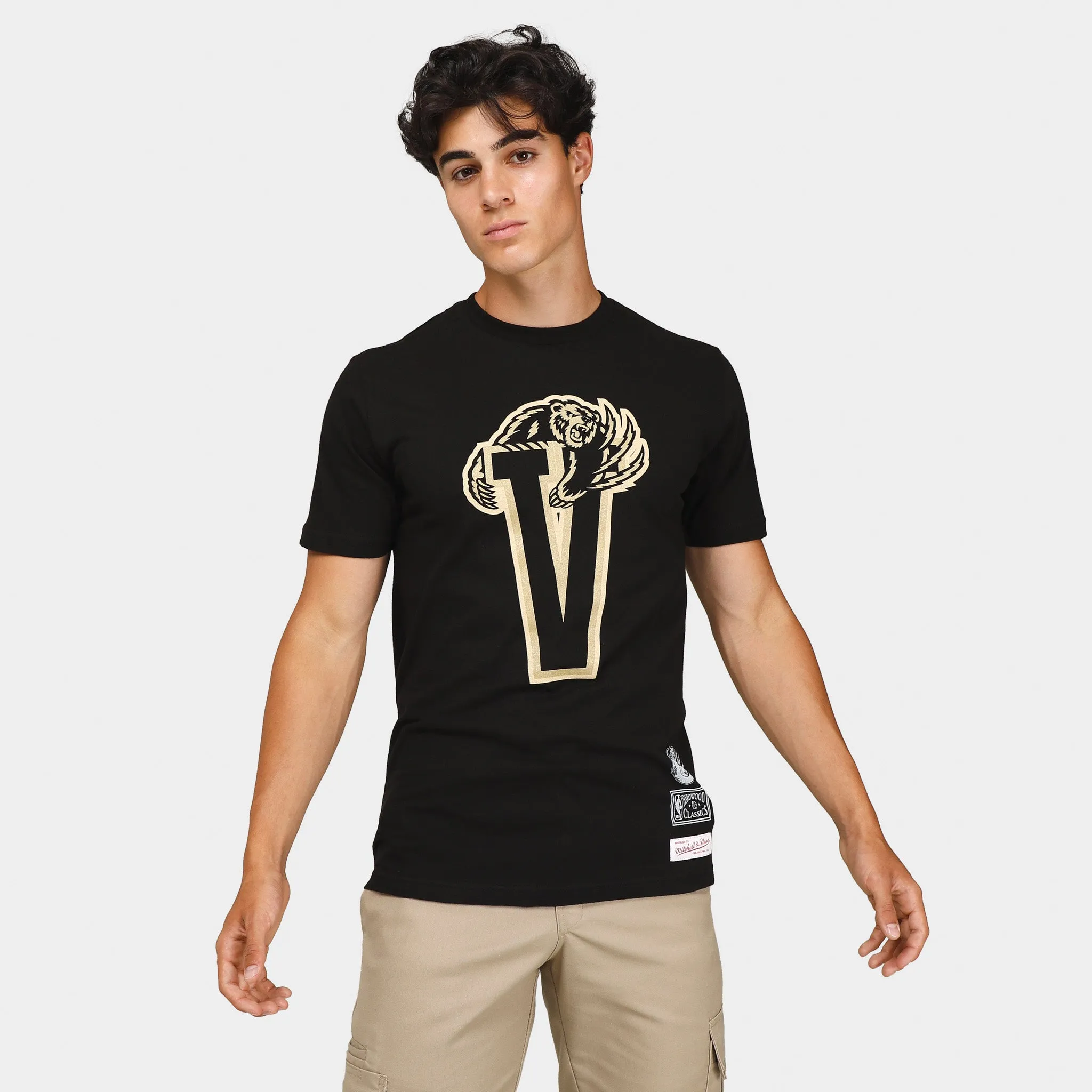 Mitchell & Ness Vancouver Grizzlies Graduation T-shirt Black / Gold sold by JD Sports