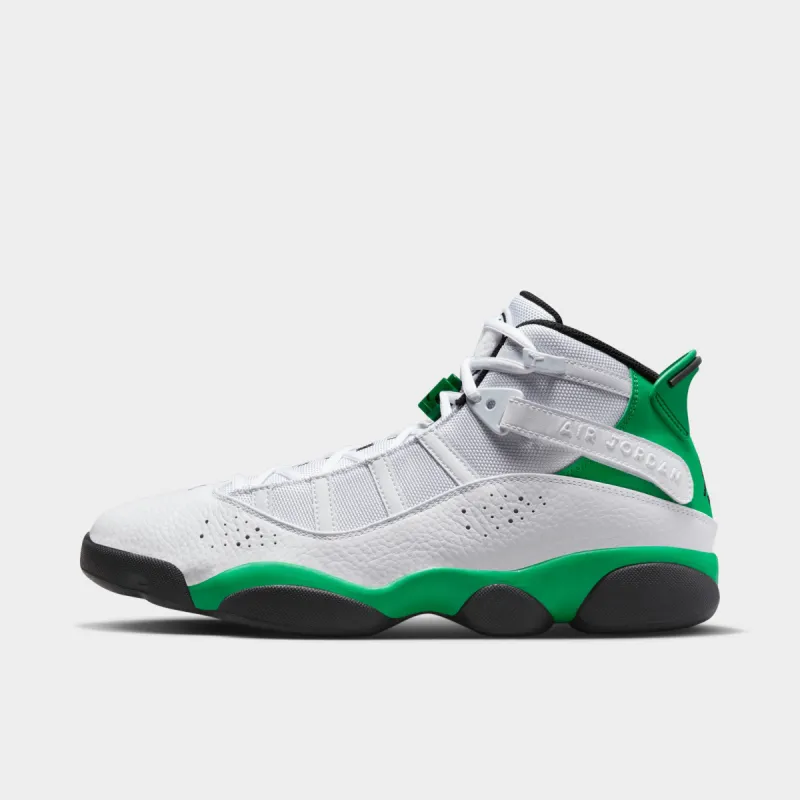 Jordan 6 Rings White / Lucky Green - Black sold by JD Sports