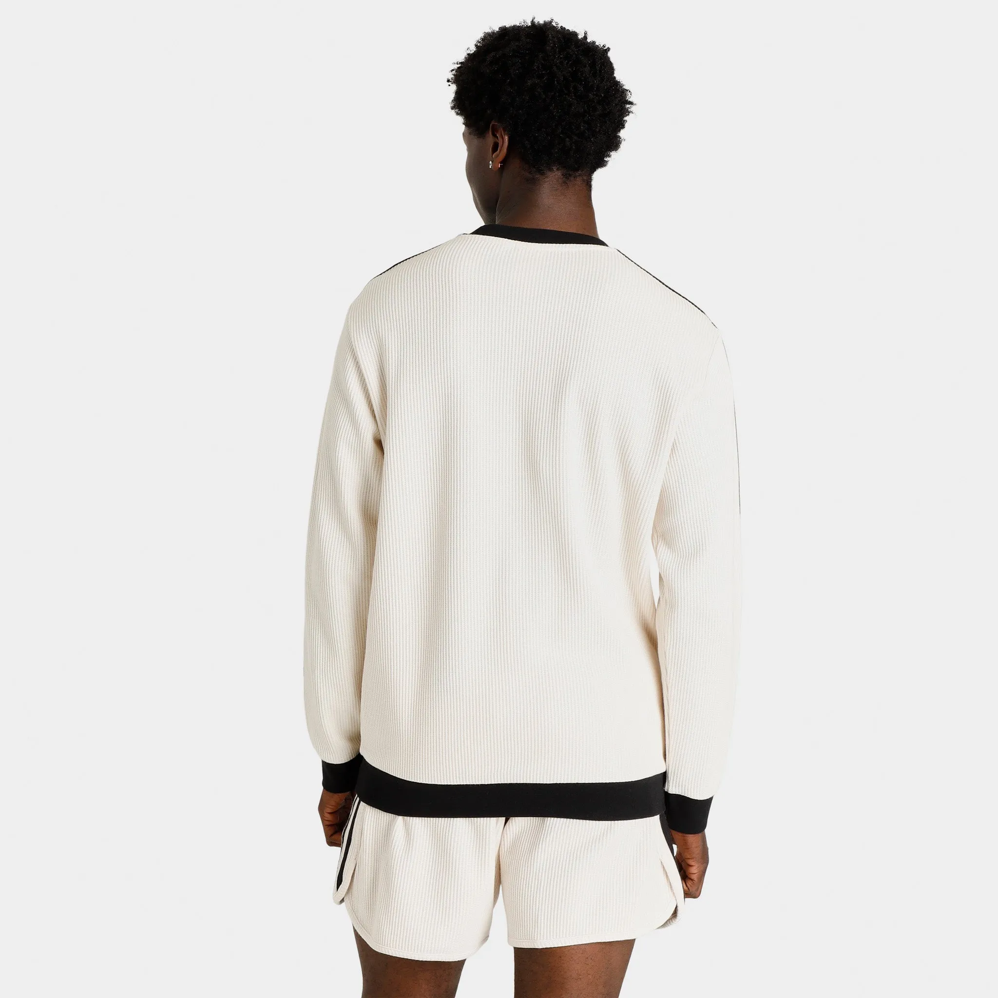 adidas Originals Adicolor Classics Waffle Crewneck / Wonder White sold by JD Sports product image thumbnail 2