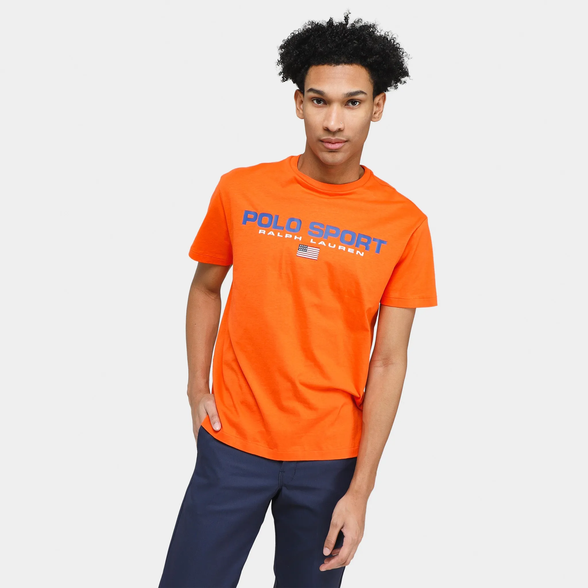 極美品 polo ralph lauren football l/s tee Polo Ralph Lauren Women's White Sportsman Graphic Short