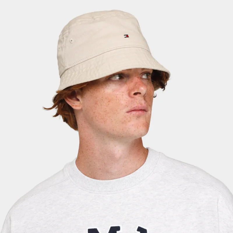 Tommy Jeans Flag Bucket Hat / Stone sold by JD Sports