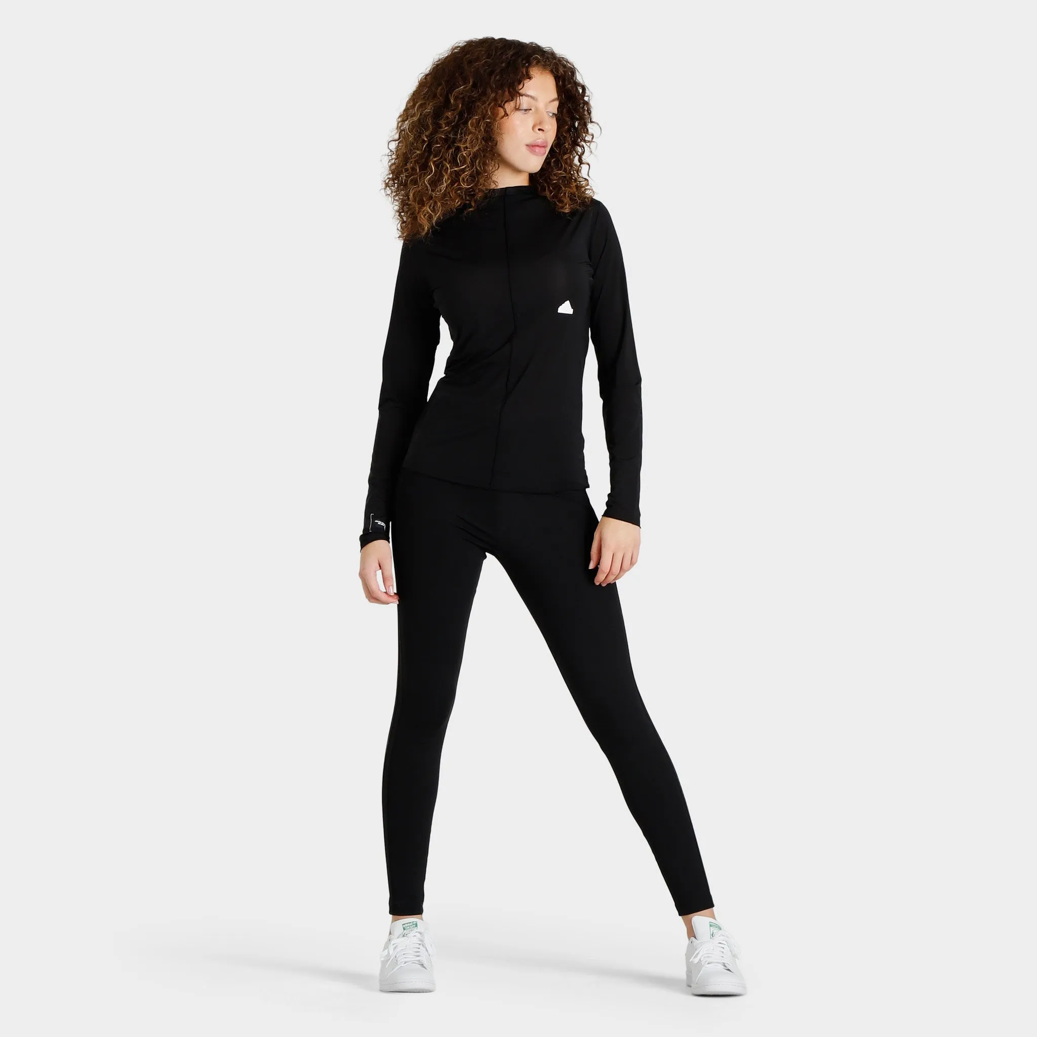 adidas Women's Sportswear Long-Sleeve T-Shirt / Black sold by JD Sports product image thumbnail 5