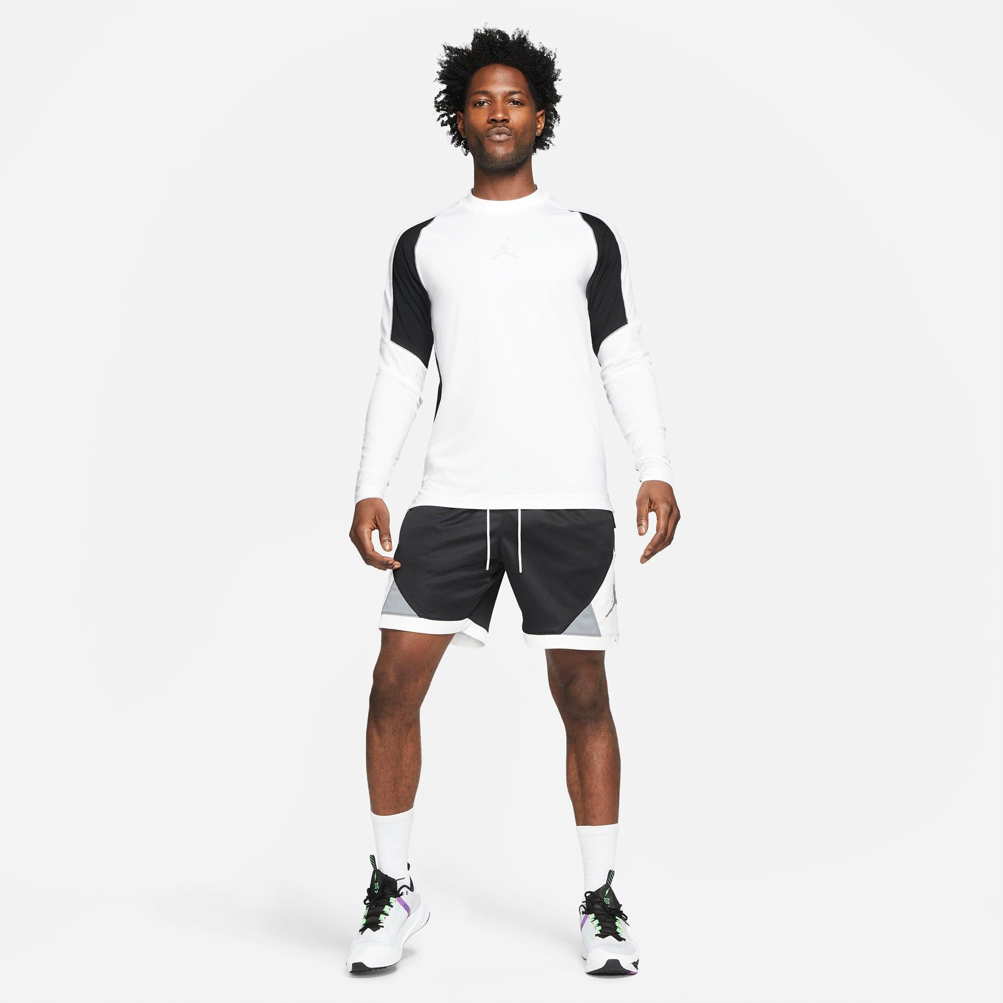 Jordan Dri-FIT Air Diamond Shorts Black / White - Smoke Grey sold by JD Sports product image thumbnail 6