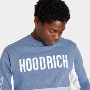 Hoodrich OG Stamp Crewneck Vintage Indigo / Tempest - White sold by JD Sports