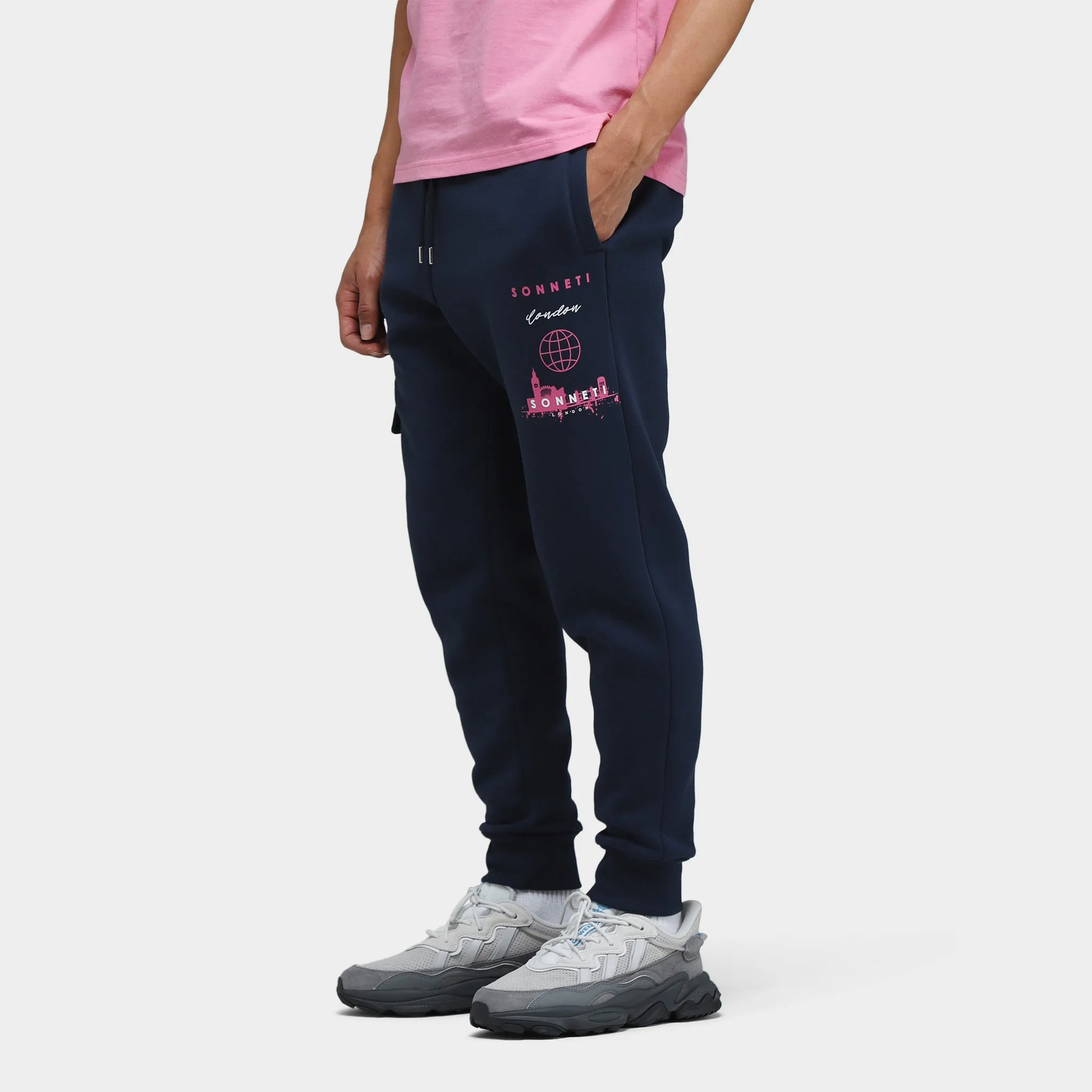 Sonneti Stack Logo Joggers / Mood Indigo sold by JD Sports product image thumbnail 4