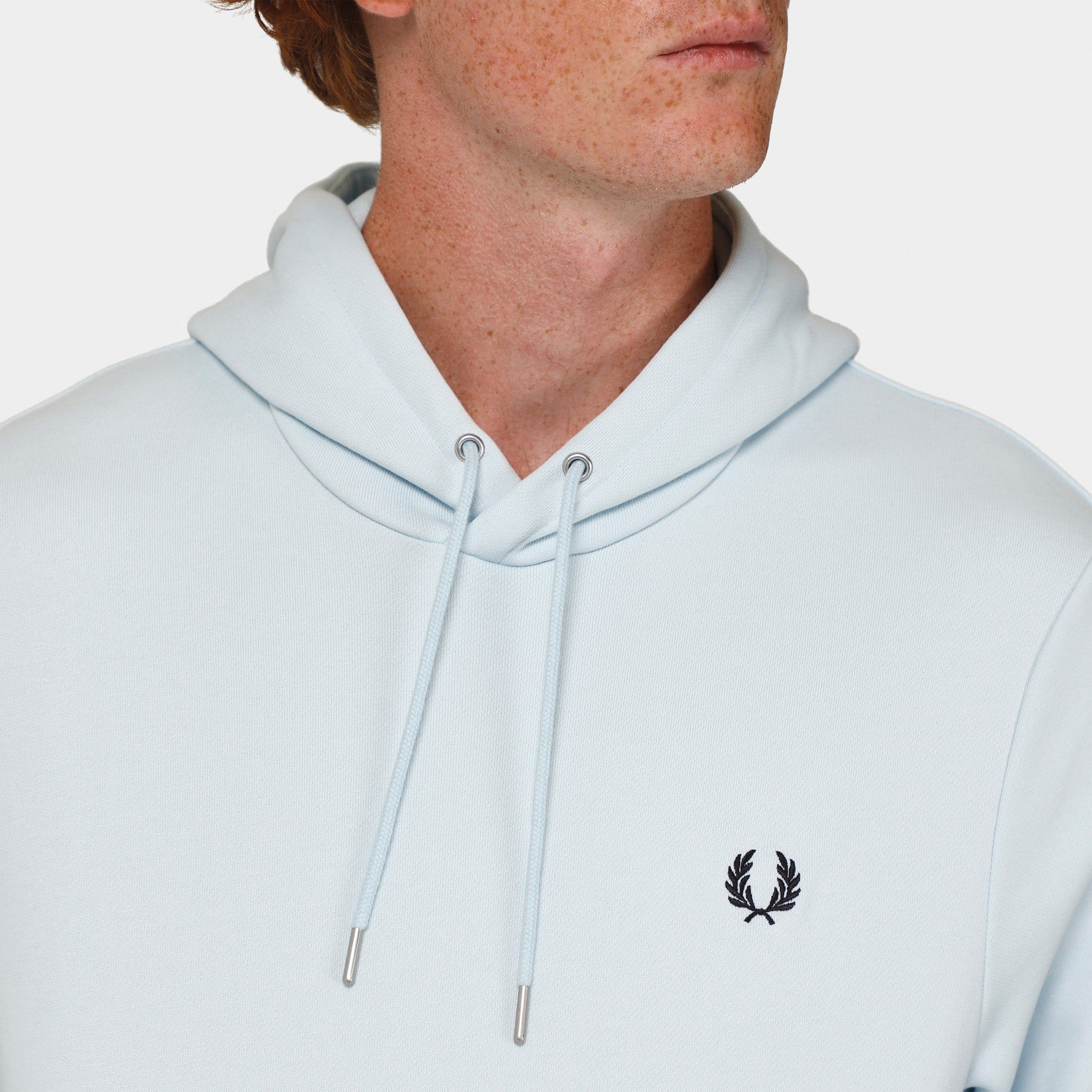 Fred Perry Tipped Pullover Hoodie / Light Ice sold by JD Sports product image thumbnail 4