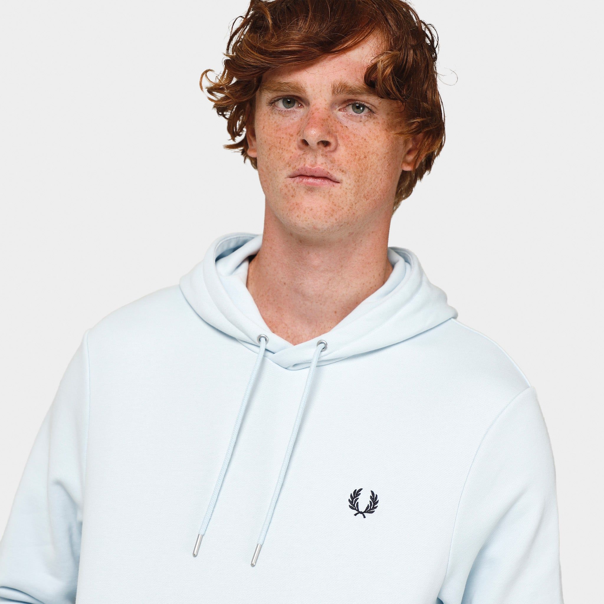 Fred Perry Tipped Pullover Hoodie / Light Ice sold by JD Sports product image thumbnail 3