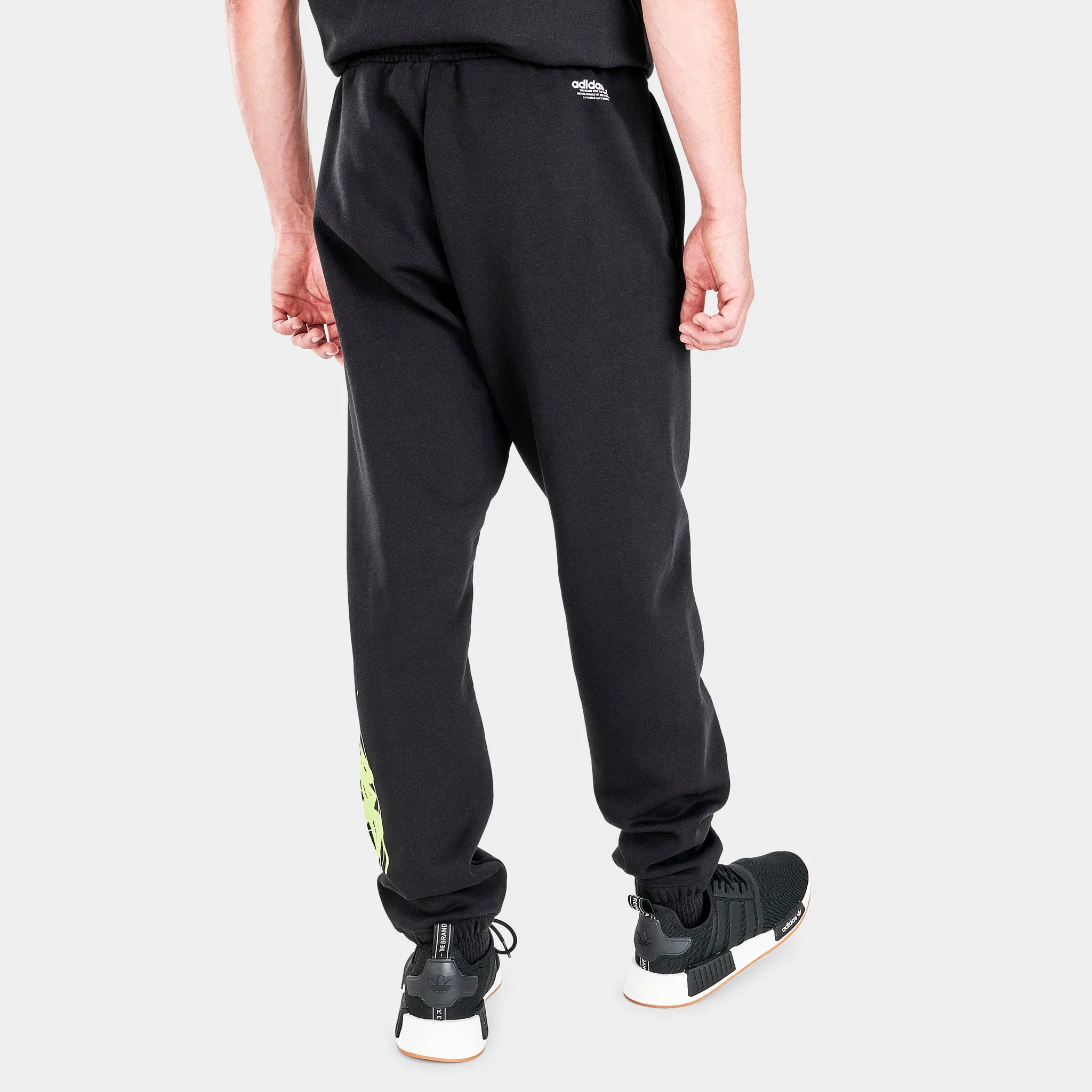 adidas Originals Graphics Behind The Trefoil Jogger Pants Black / Solar Yellow sold by JD Sports product image thumbnail 2