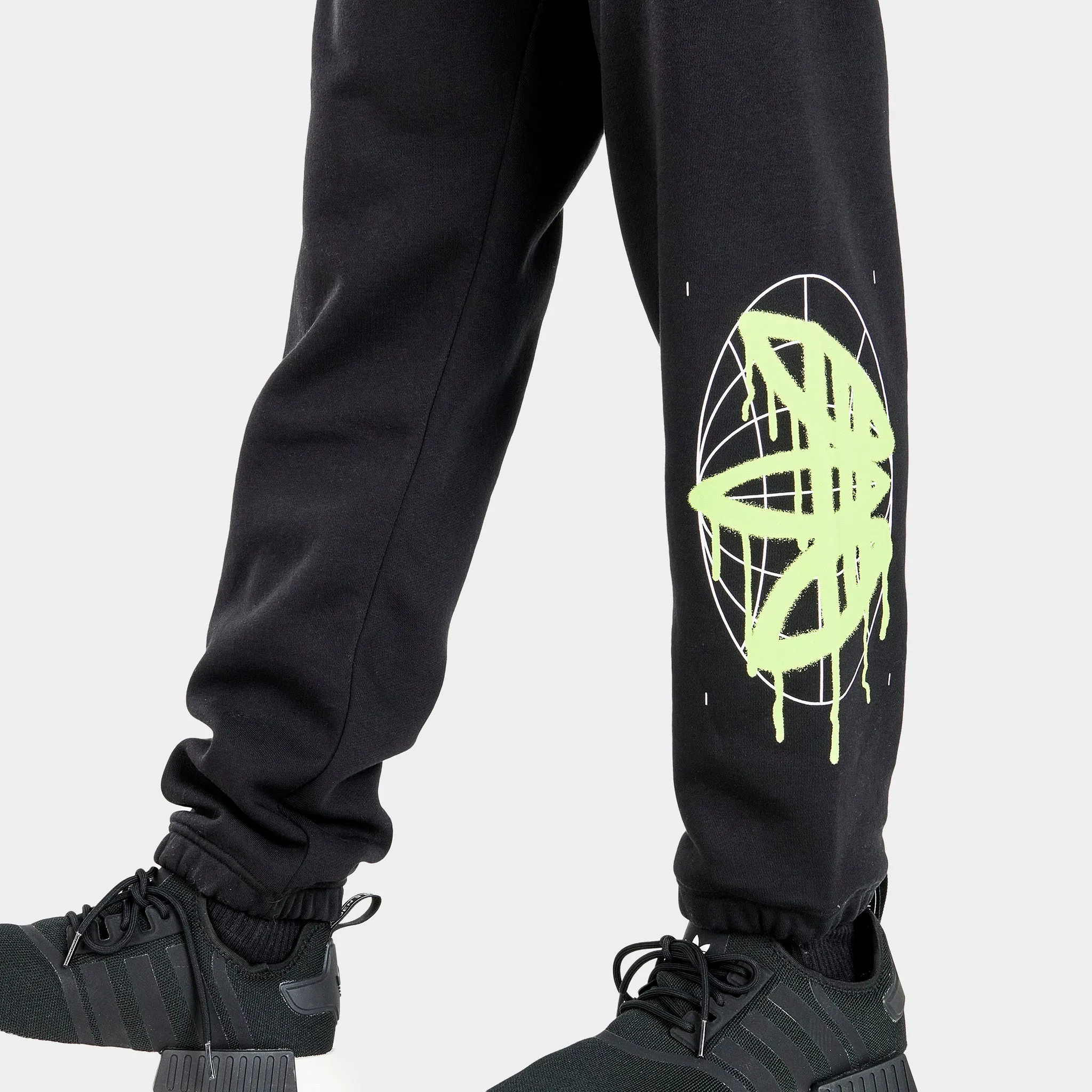 adidas Originals Graphics Behind The Trefoil Jogger Pants Black / Solar Yellow sold by JD Sports product image thumbnail 4