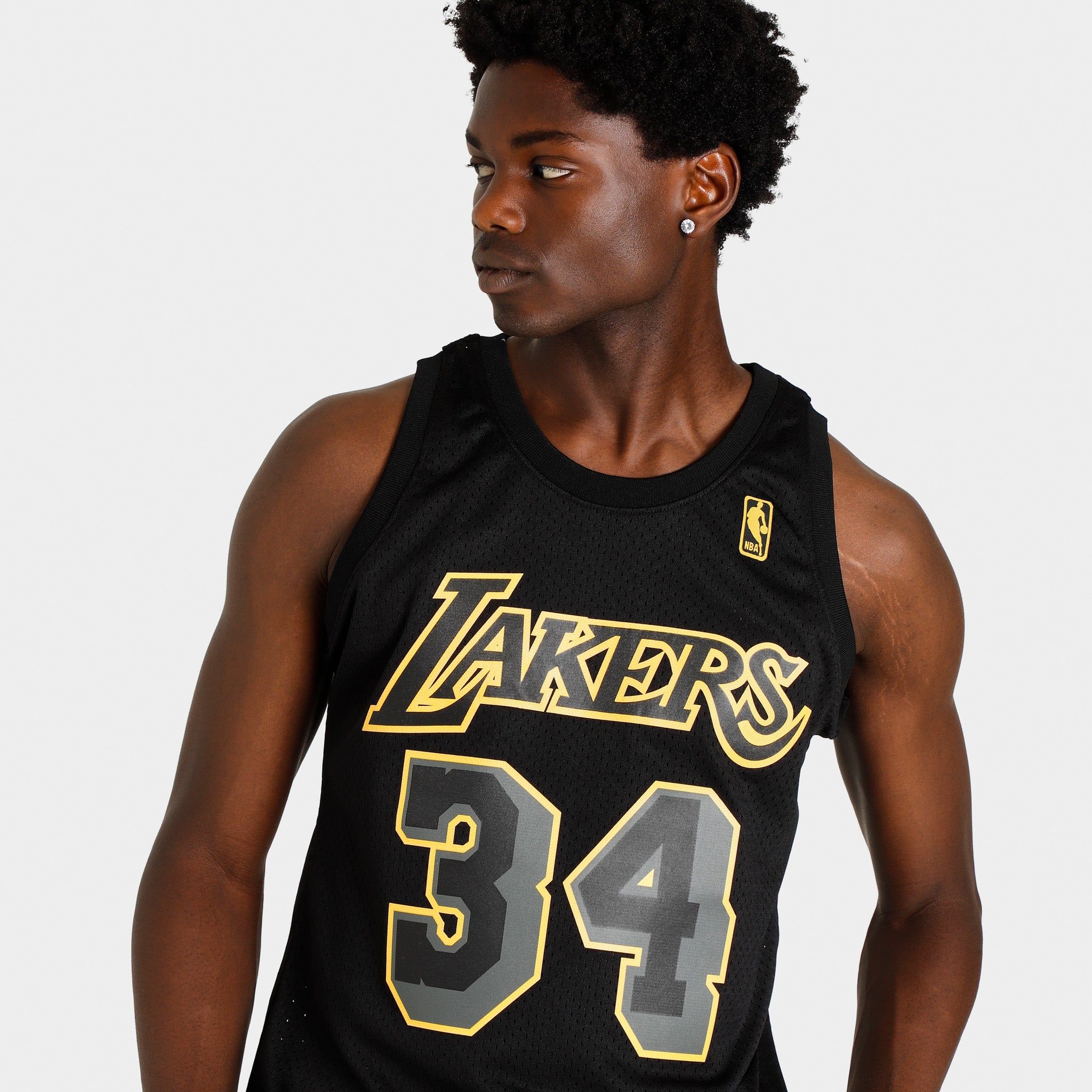 Mitchell & Ness Los Angeles Lakers Shaquille O'Neal Dynamic Swingman Jersey / Black sold by JD Sports product image thumbnail 3