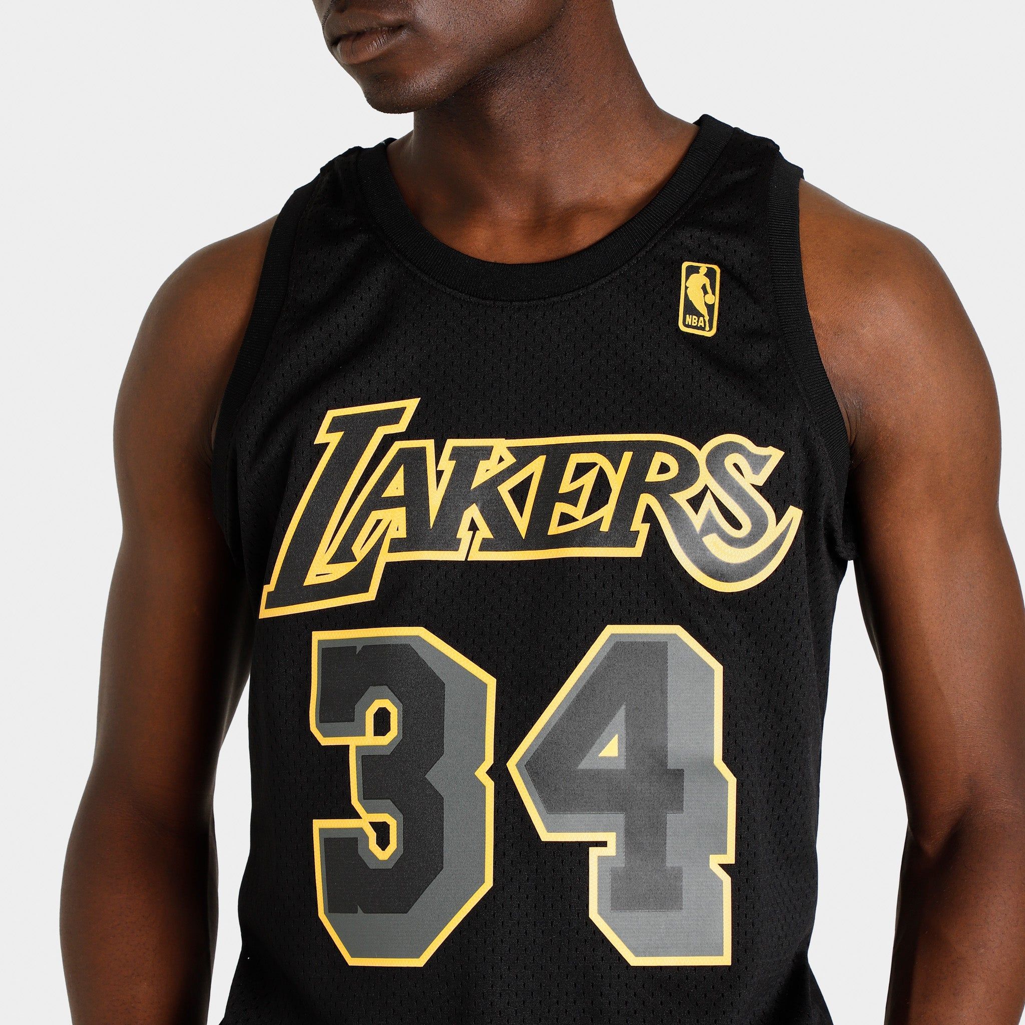 Mitchell & Ness Los Angeles Lakers Shaquille O'Neal Dynamic Swingman Jersey / Black sold by JD Sports product image thumbnail 4