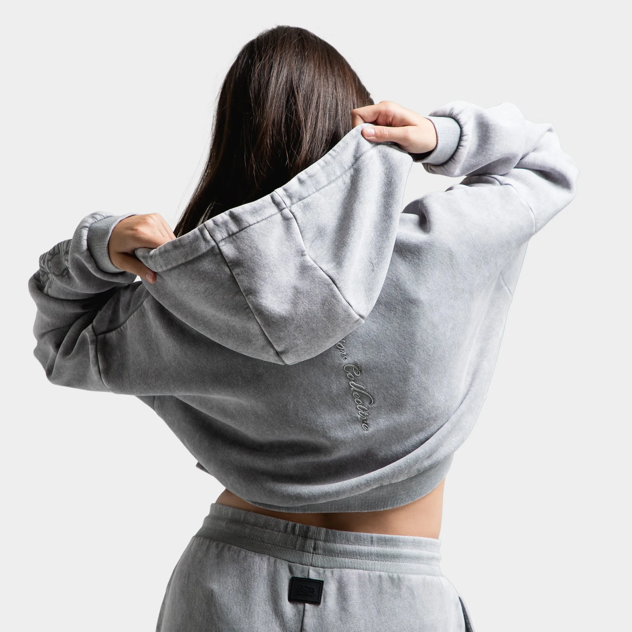 Supply & Demand Women's Monair Boxy Hoodie / Grey sold by JD Sports product image thumbnail 2