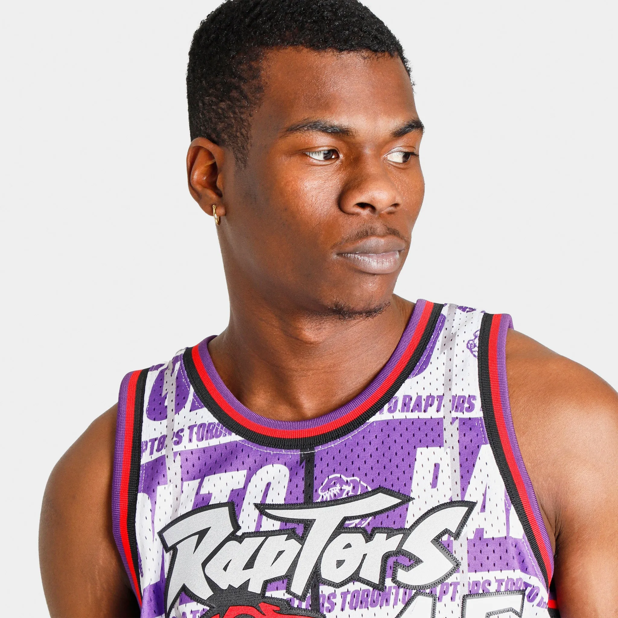 Mitchell & Ness Toronto Raptors Vince Carter Teamwrap Swingman Jersey / Purple sold by JD Sports product image thumbnail 4