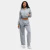 Hoodrich Women's OG Dusk Cropped Full Zip Hoodie Heather Grey / White sold by JD Sports