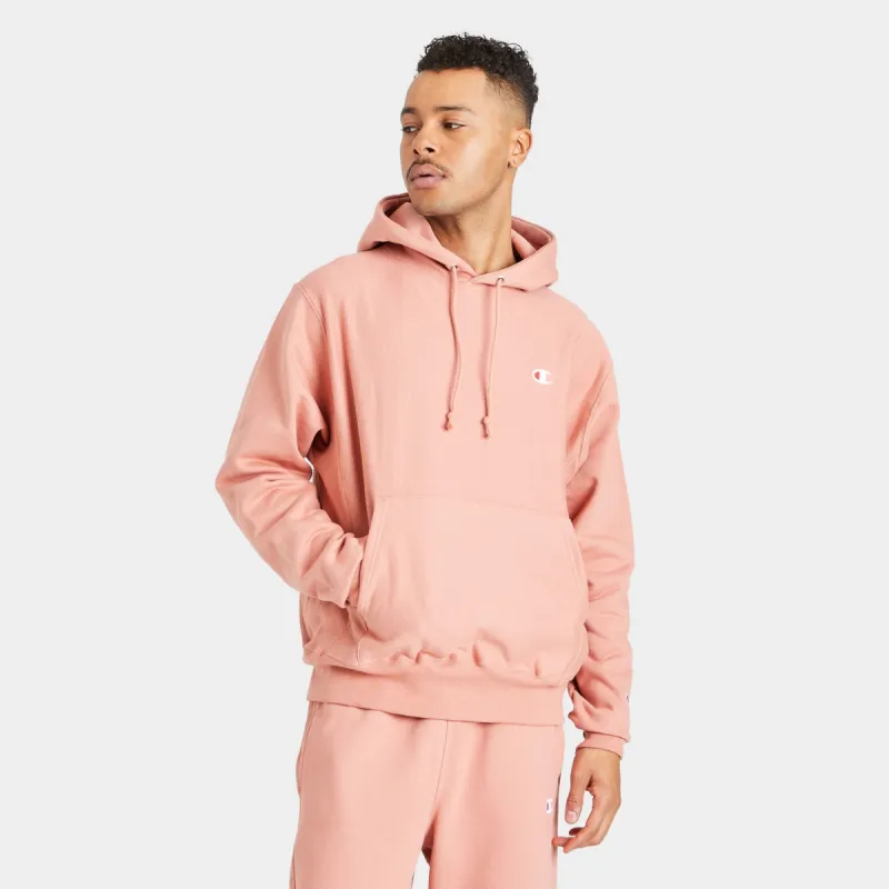 Champion Women’s Reverse Weave Boyfriend Pullover Hoodie / Black Plum sold by JD Sports