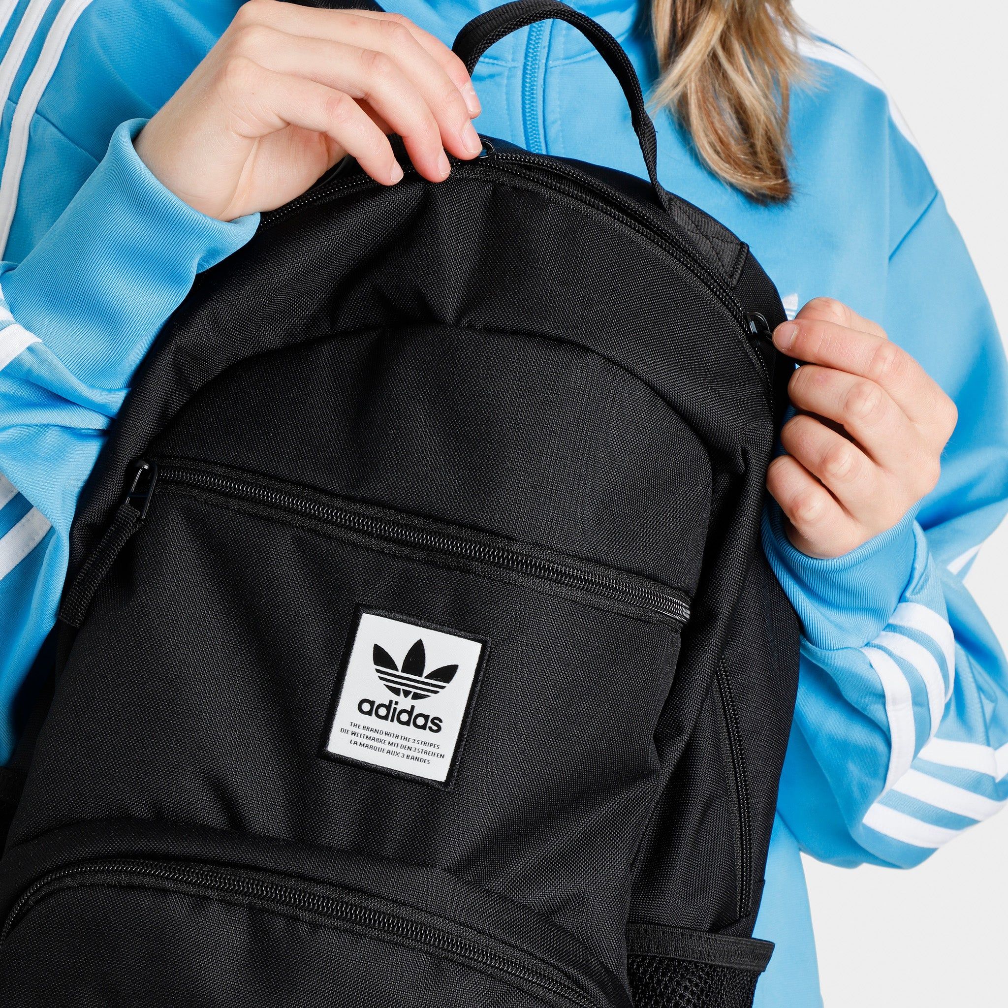 adidas Originals National Backpack / Black sold by JD Sports product image thumbnail 9