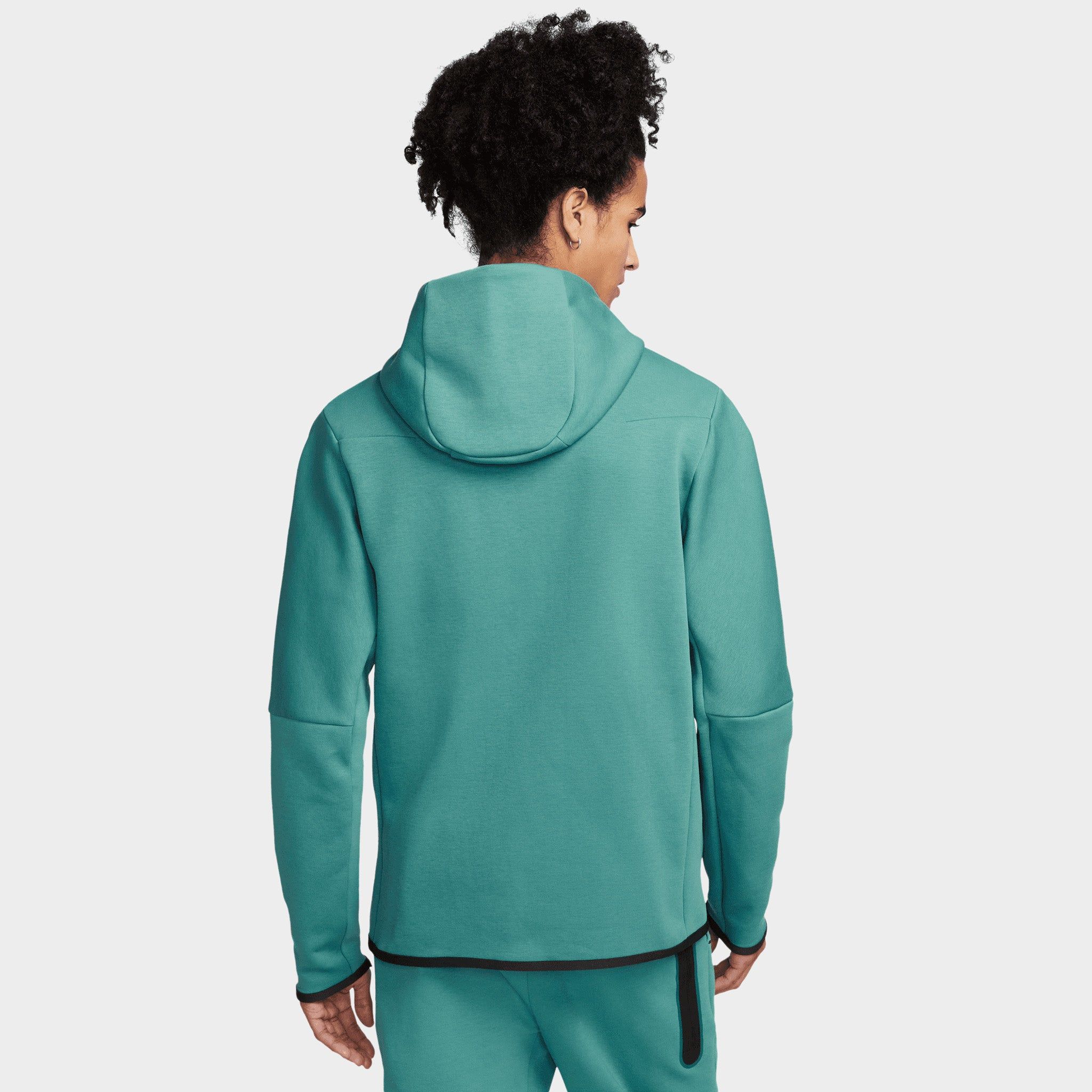 Nike Sportswear Tech Fleece Full Zip Hoodie Mineral Teal / Black sold by JD Sports product image thumbnail 2