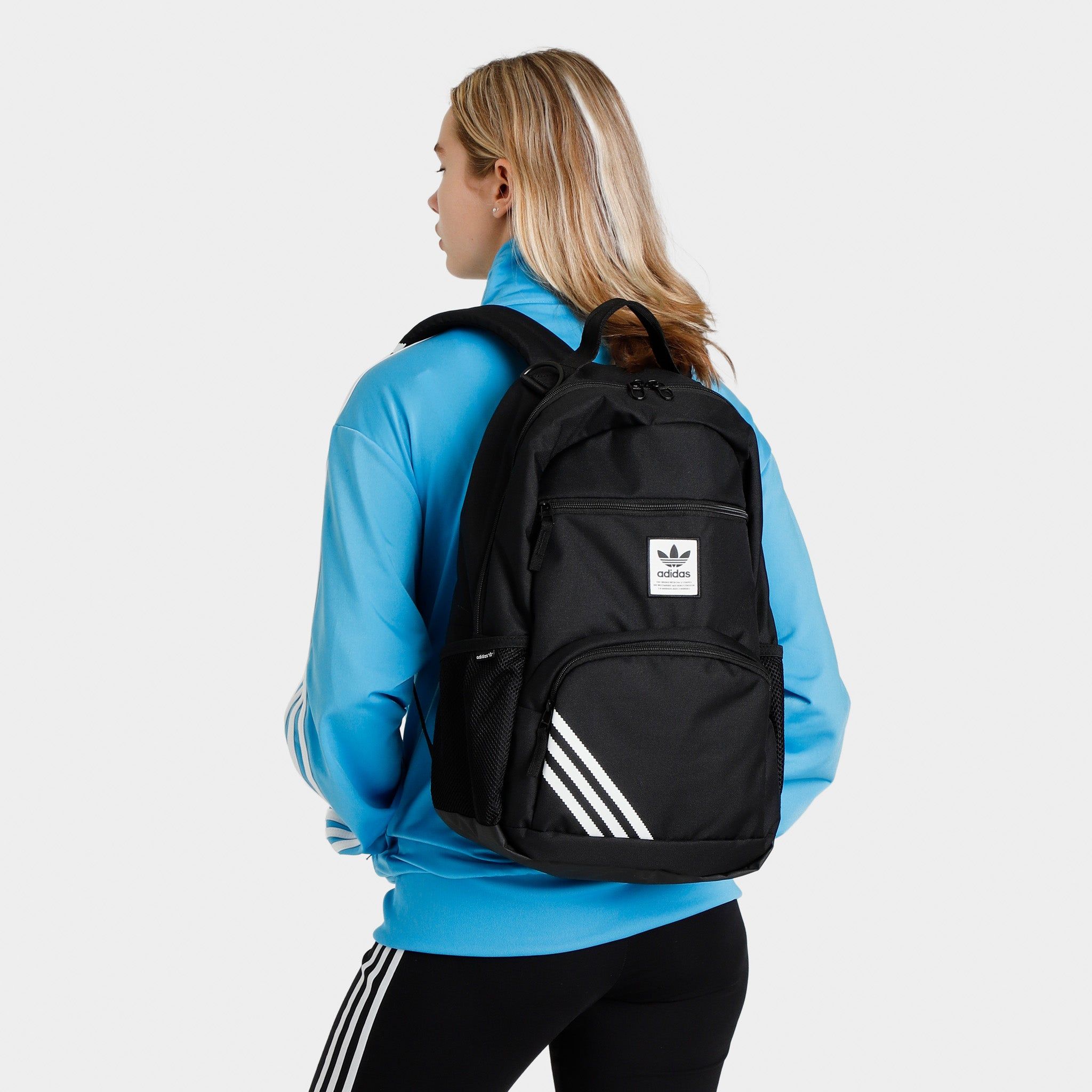 adidas Originals National Backpack / Black sold by JD Sports product image thumbnail 7