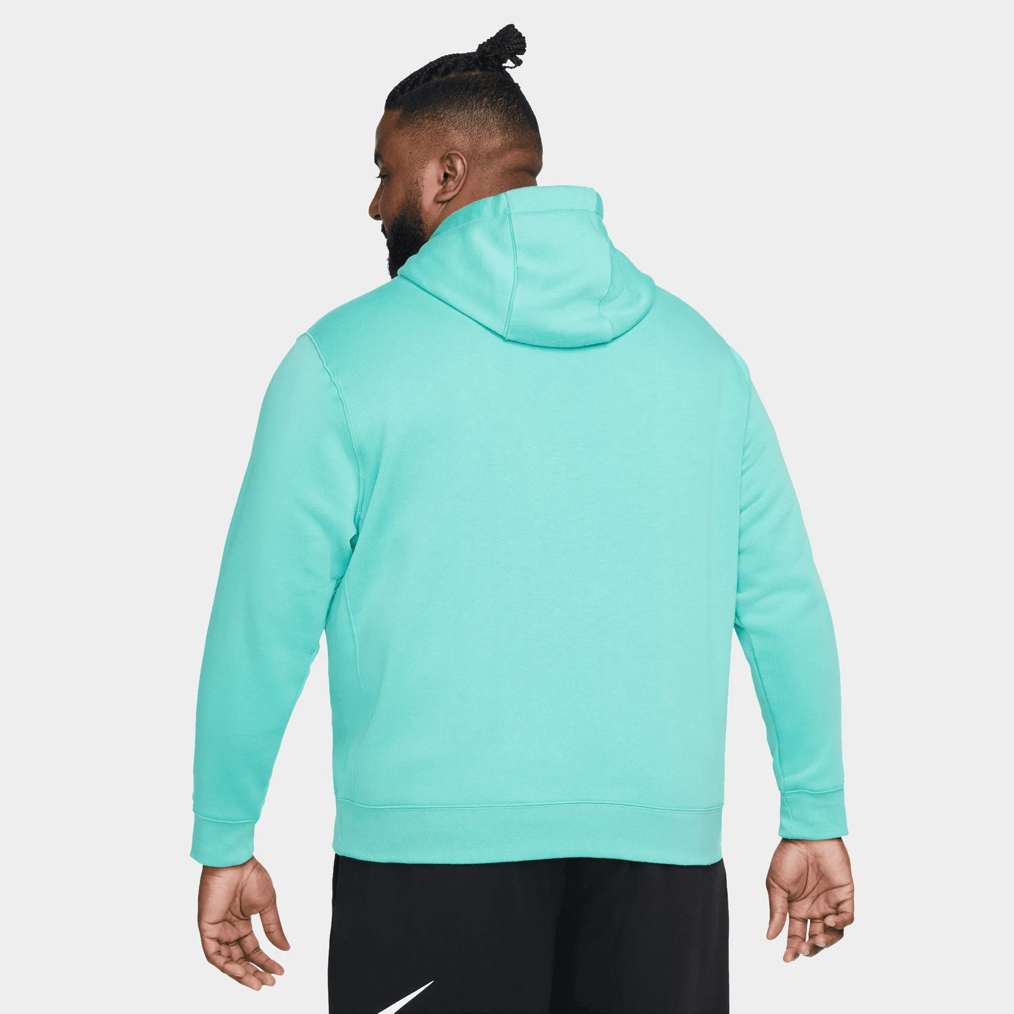 Nike Sportswear Club Fleece Pullover Hoodie Washed Teal / Washed Teal - White sold by JD Sports product image thumbnail 2