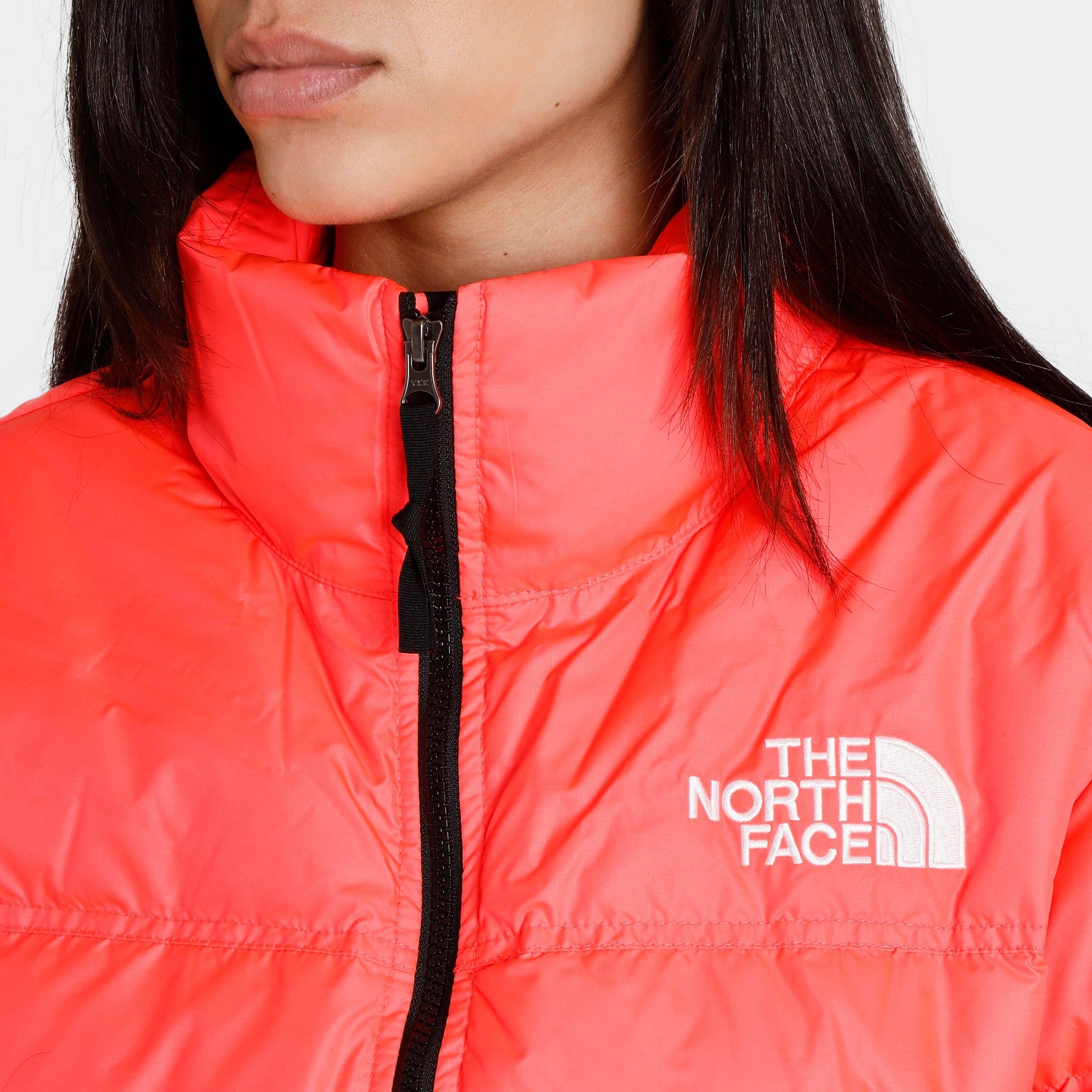 The North Face Women's Nuptse Short Jacket / Brilliant Coral sold by JD Sports product image thumbnail 4