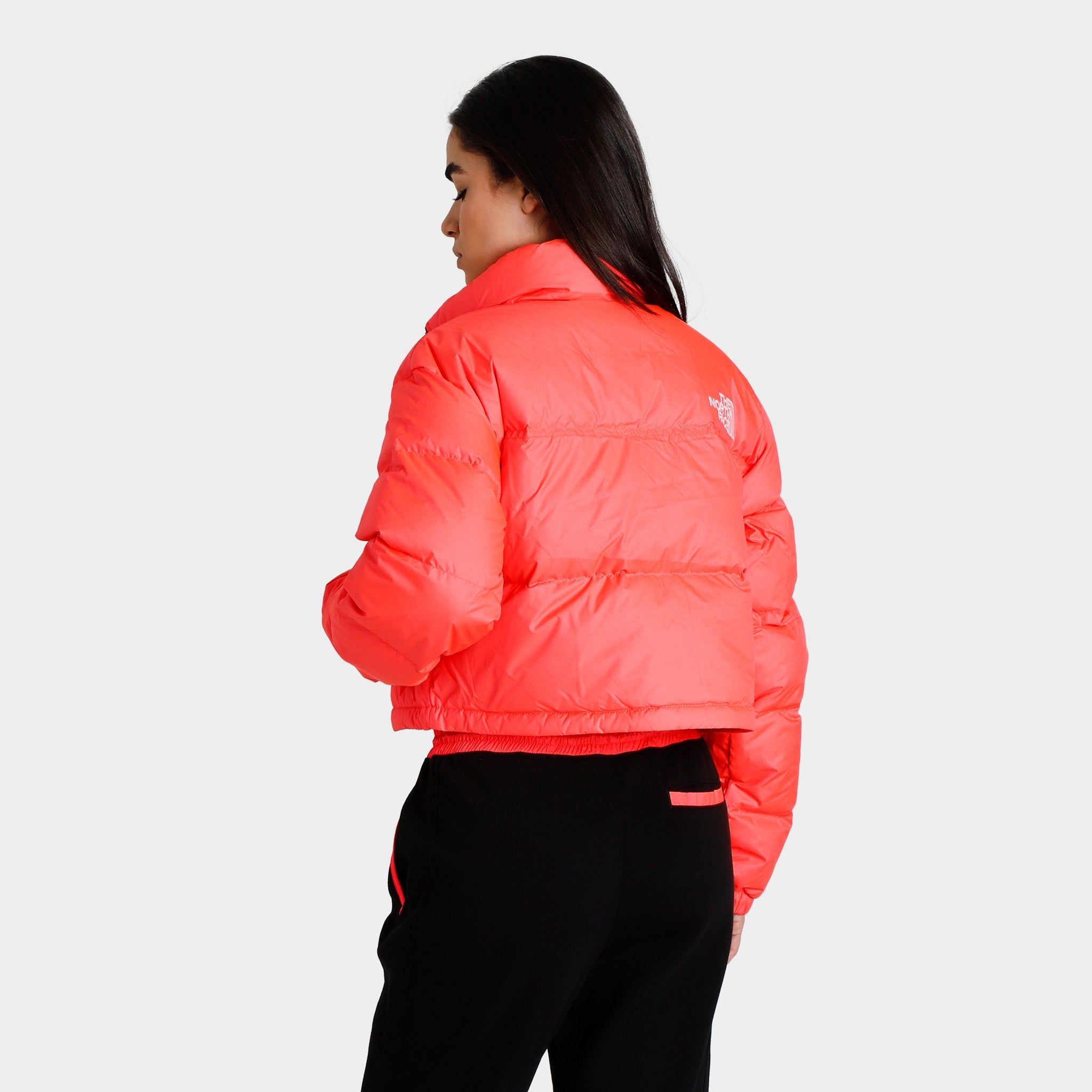 The North Face Women's Nuptse Short Jacket / Brilliant Coral sold by JD Sports product image thumbnail 2