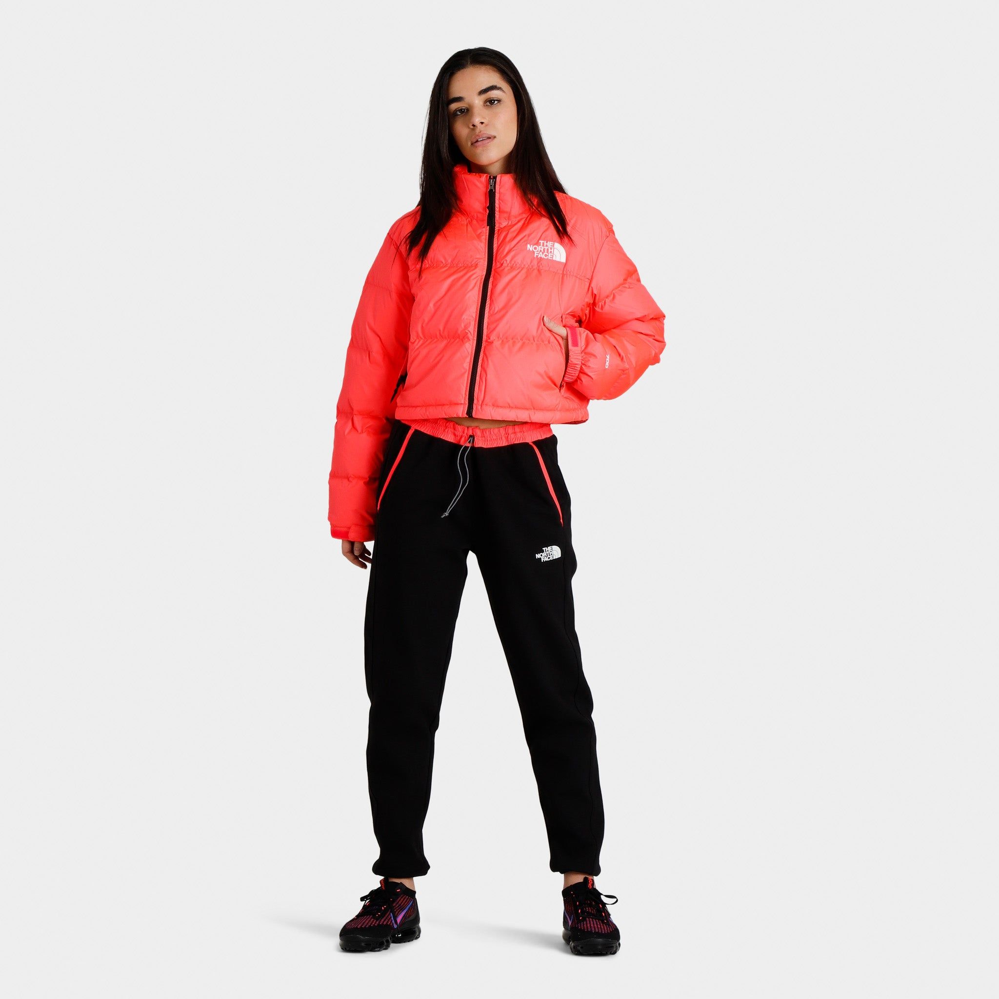 The North Face Women's Nuptse Short Jacket / Brilliant Coral sold by JD Sports product image thumbnail 5