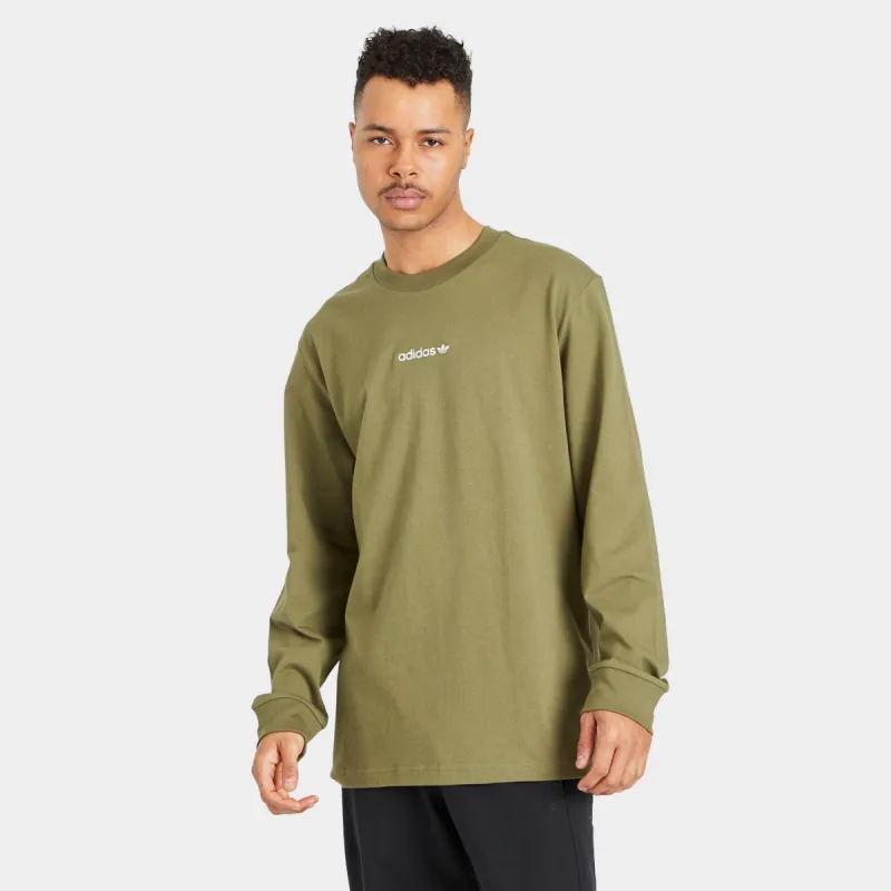 adidas Originals Long Sleeve Graphic T-shirt / Focus Olive sold by JD Sports