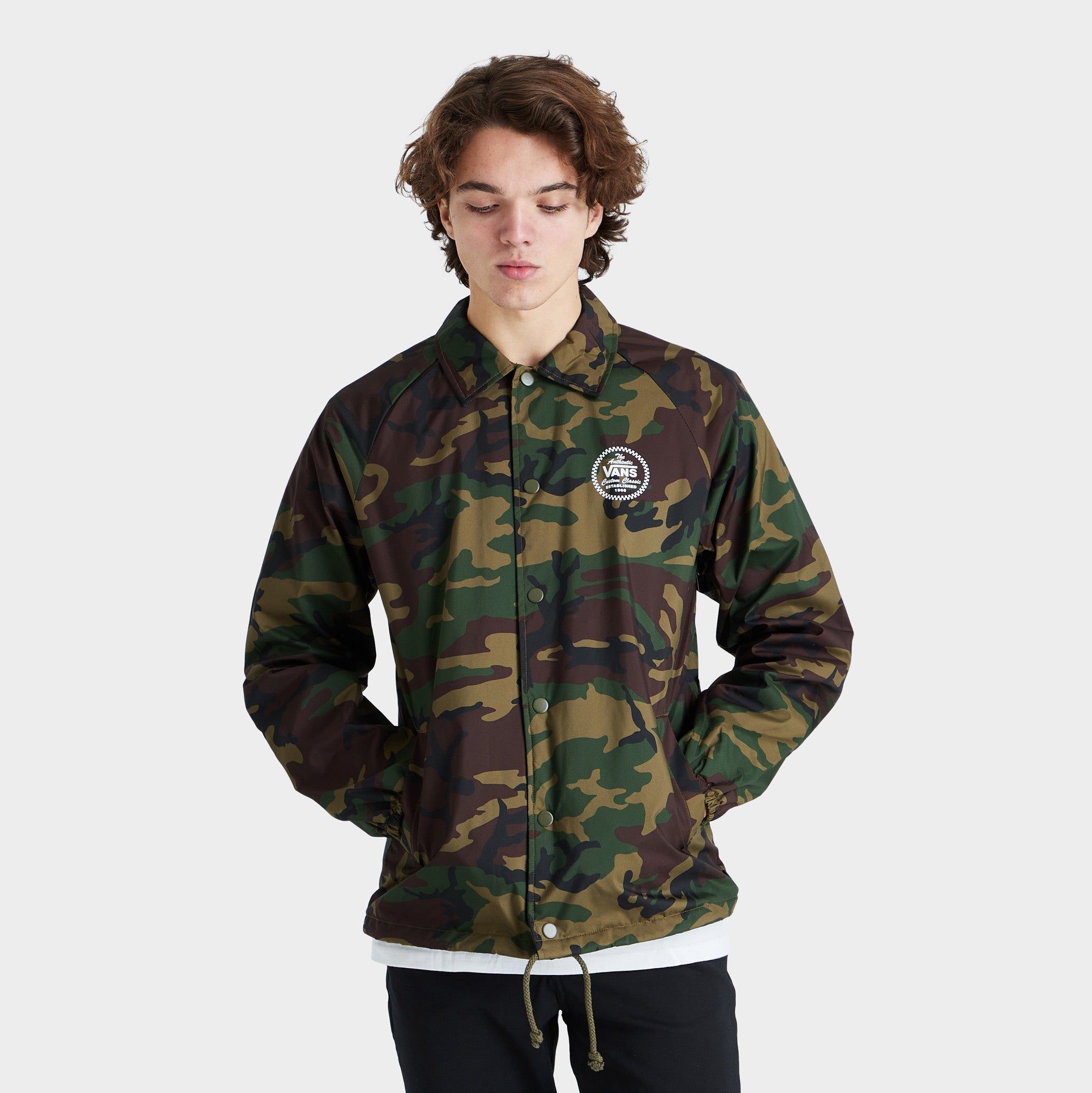 Vans Torrey Coaches Jacket / Camo sold by JD Sports