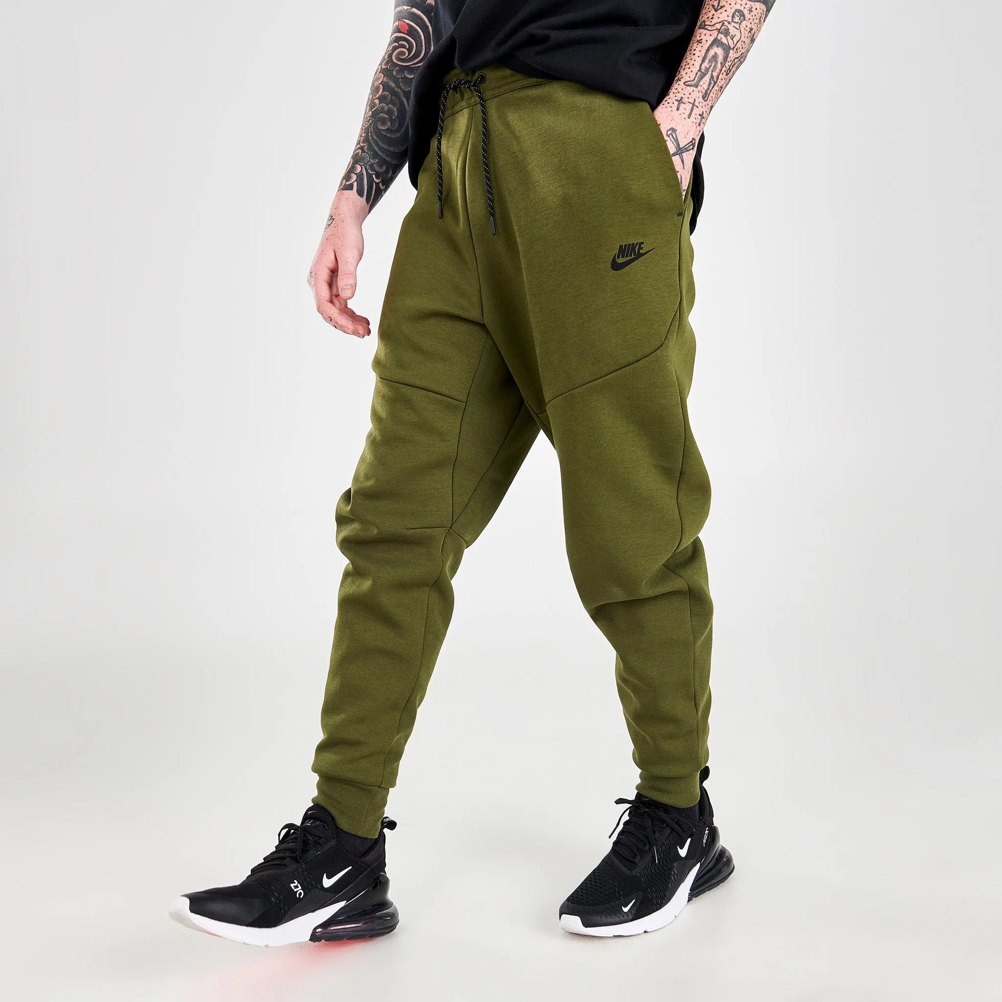 Nike Sportswear Tech Fleece Joggers Rough Green / Black sold by JD Sports