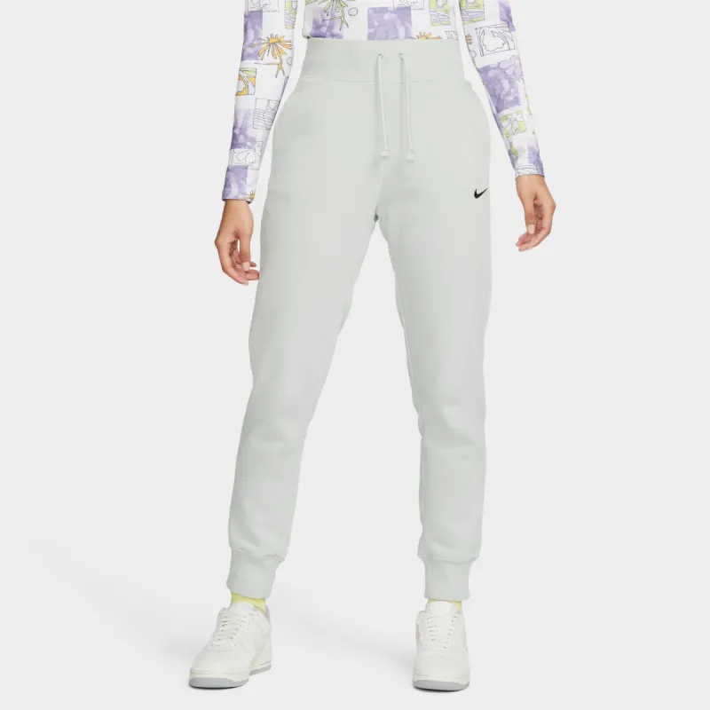 Nike Sportswear Women's Phoenix Fleece High-Waisted Fleece Joggers Light Silver / Black sold by JD Sports
