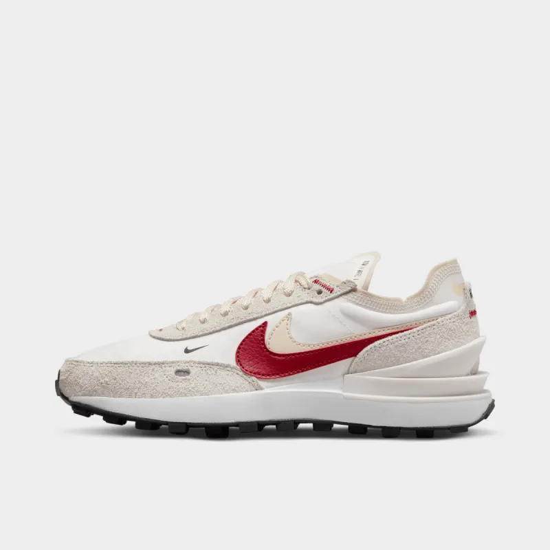 Nike Women’s Waffle 1 SE Sail / Gym Red - Pearl White sold by JD Sports