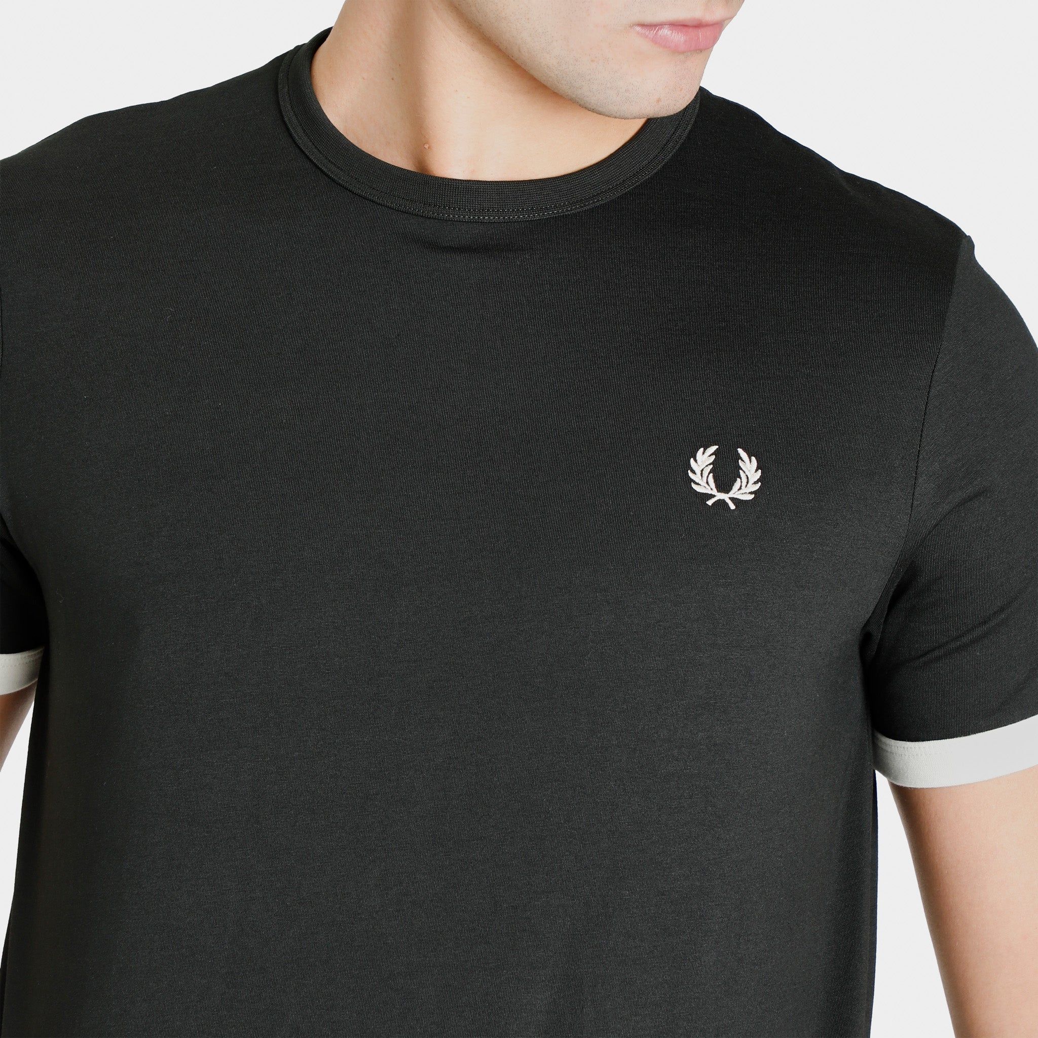 Fred Perry Ringer T-shirt / Night Green sold by JD Sports product image thumbnail 5