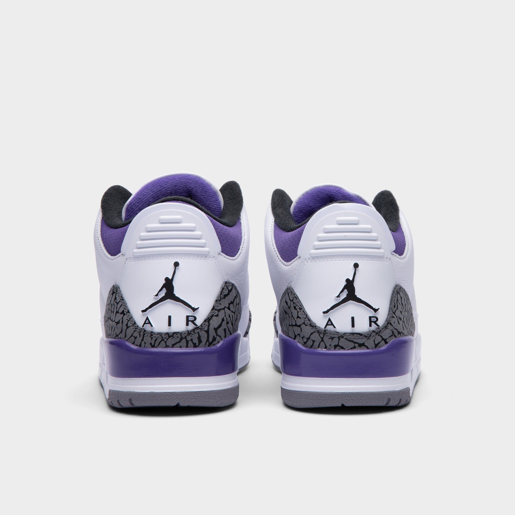 Jordan 3 Retro White / Black - Dark Iris sold by JD Sports product image thumbnail 4